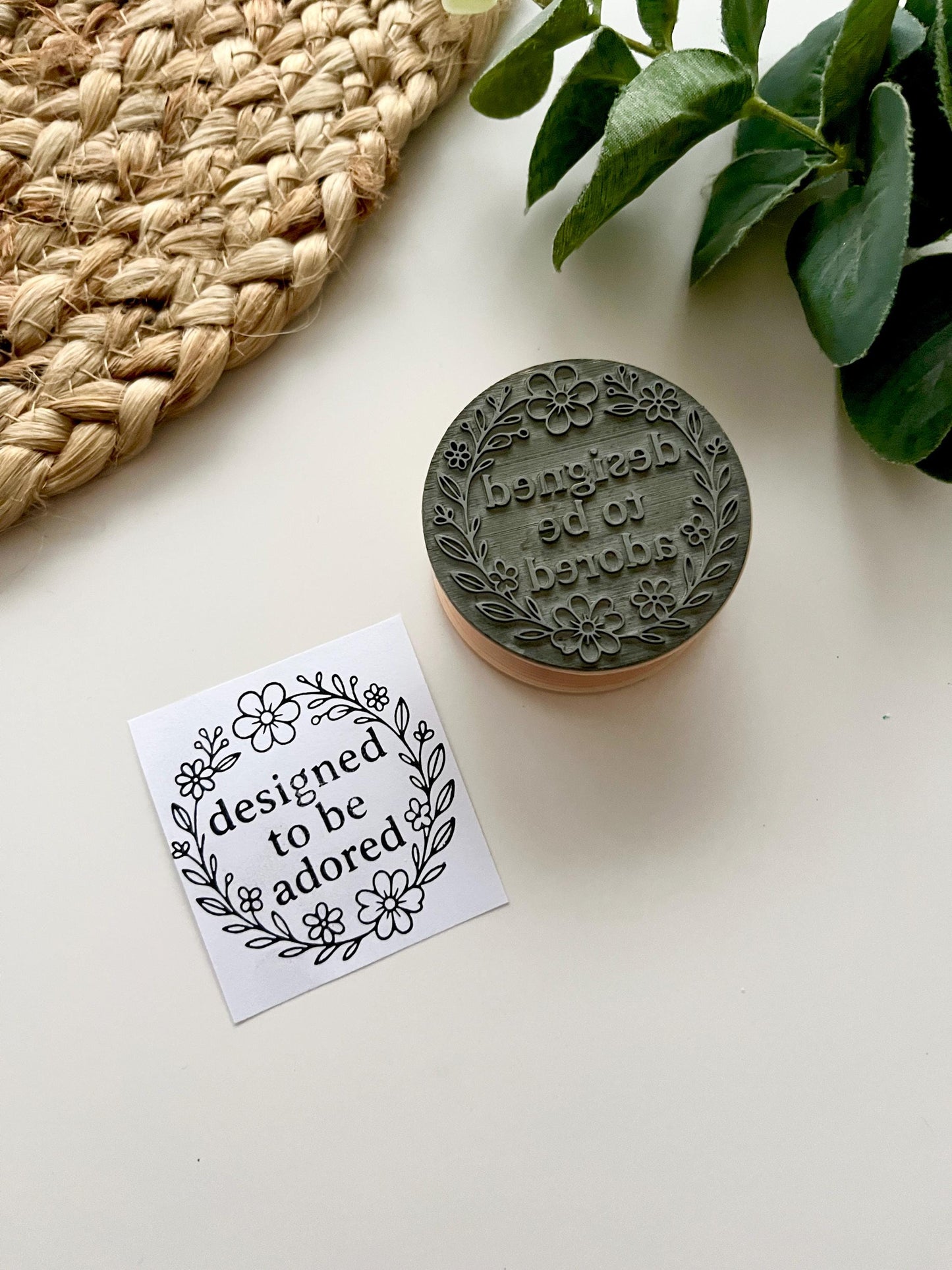 Text Stamps: Custom, Ink Stamp, Mica Powder, Polymer Clay & Jewelry Tools