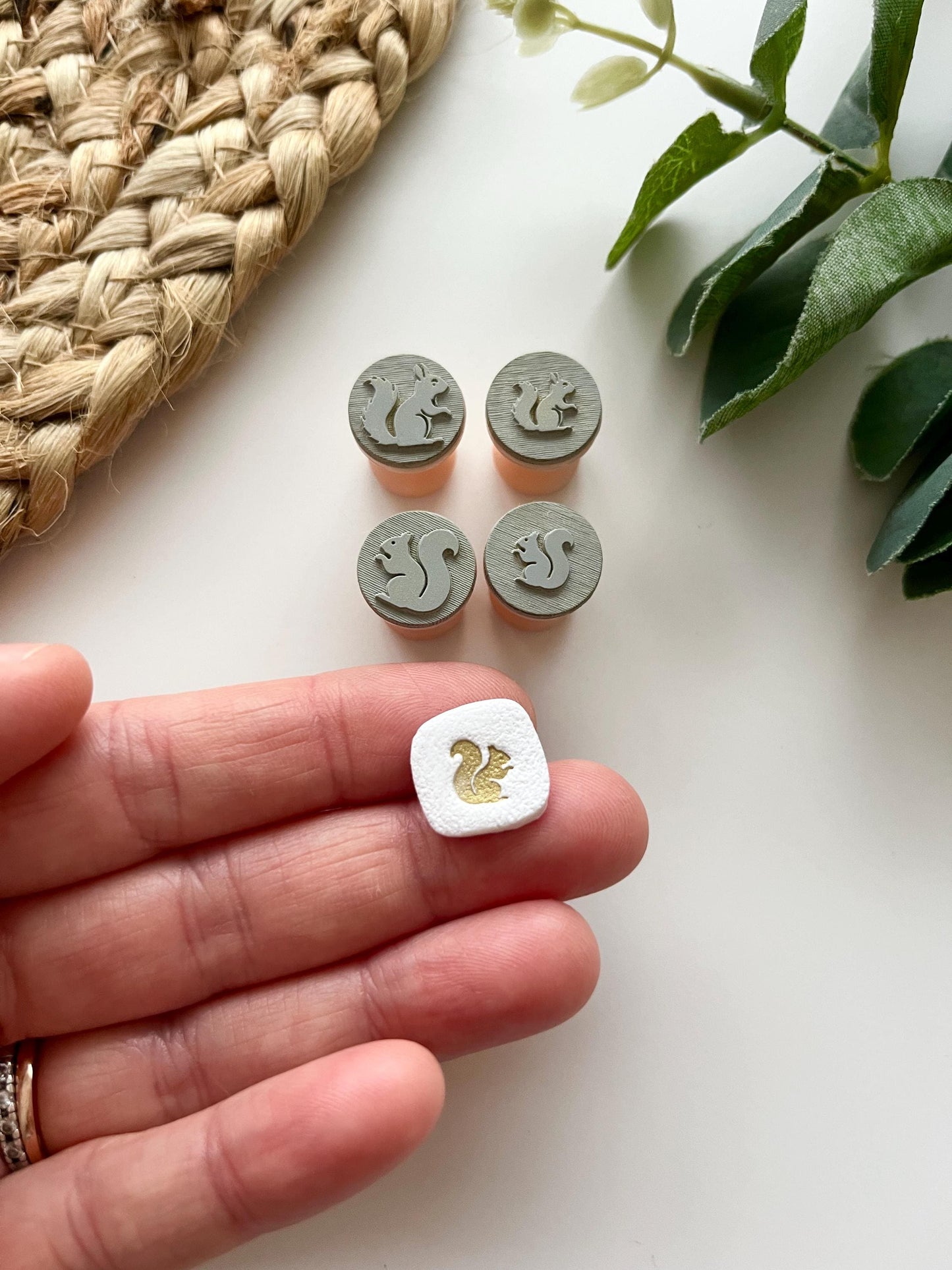 Squirrel Stamps: Mica Powder