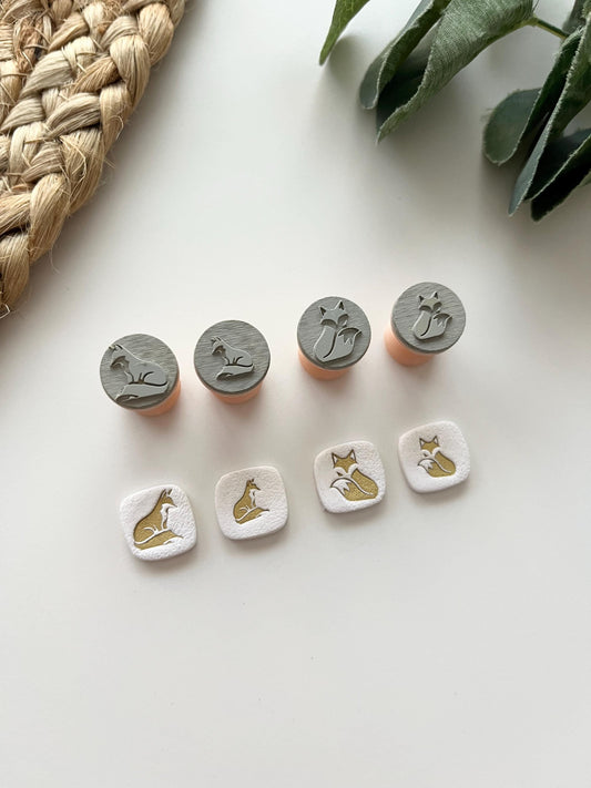 Fox Stamps: Mica Powder