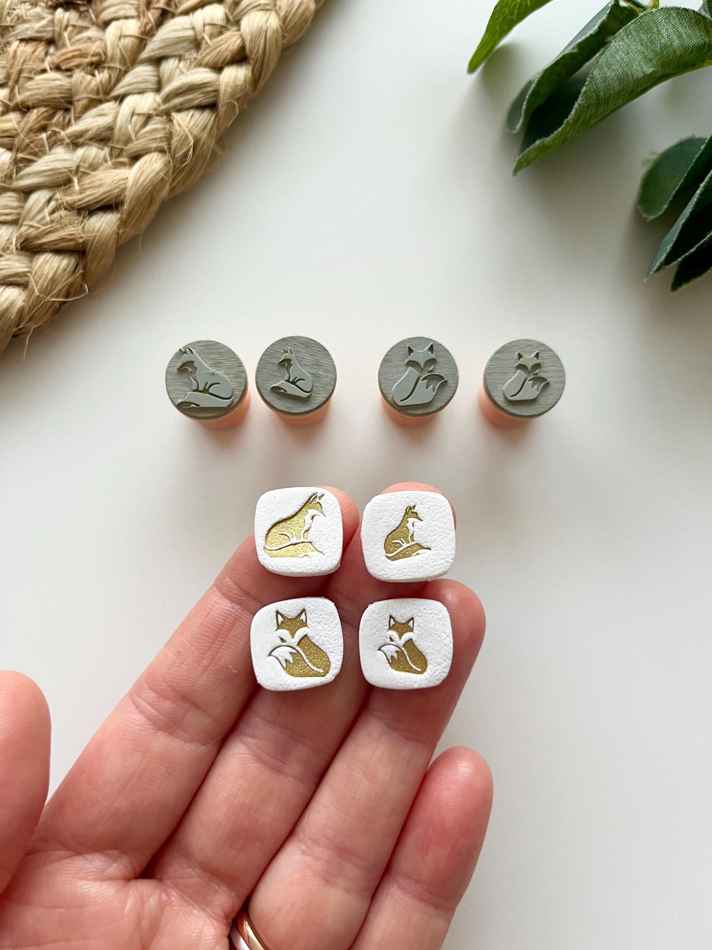 Fox Stamps: Mica Powder