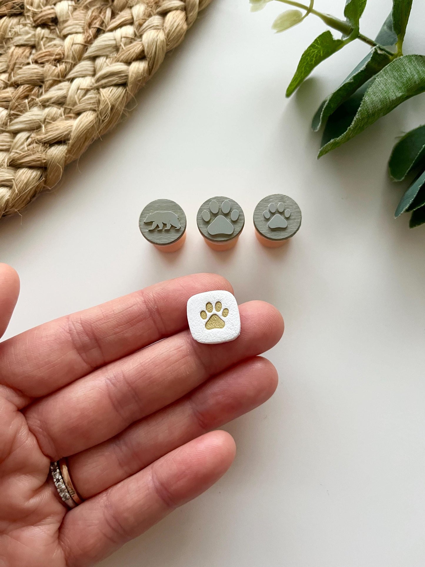 Bear Stamps: Mica Powder