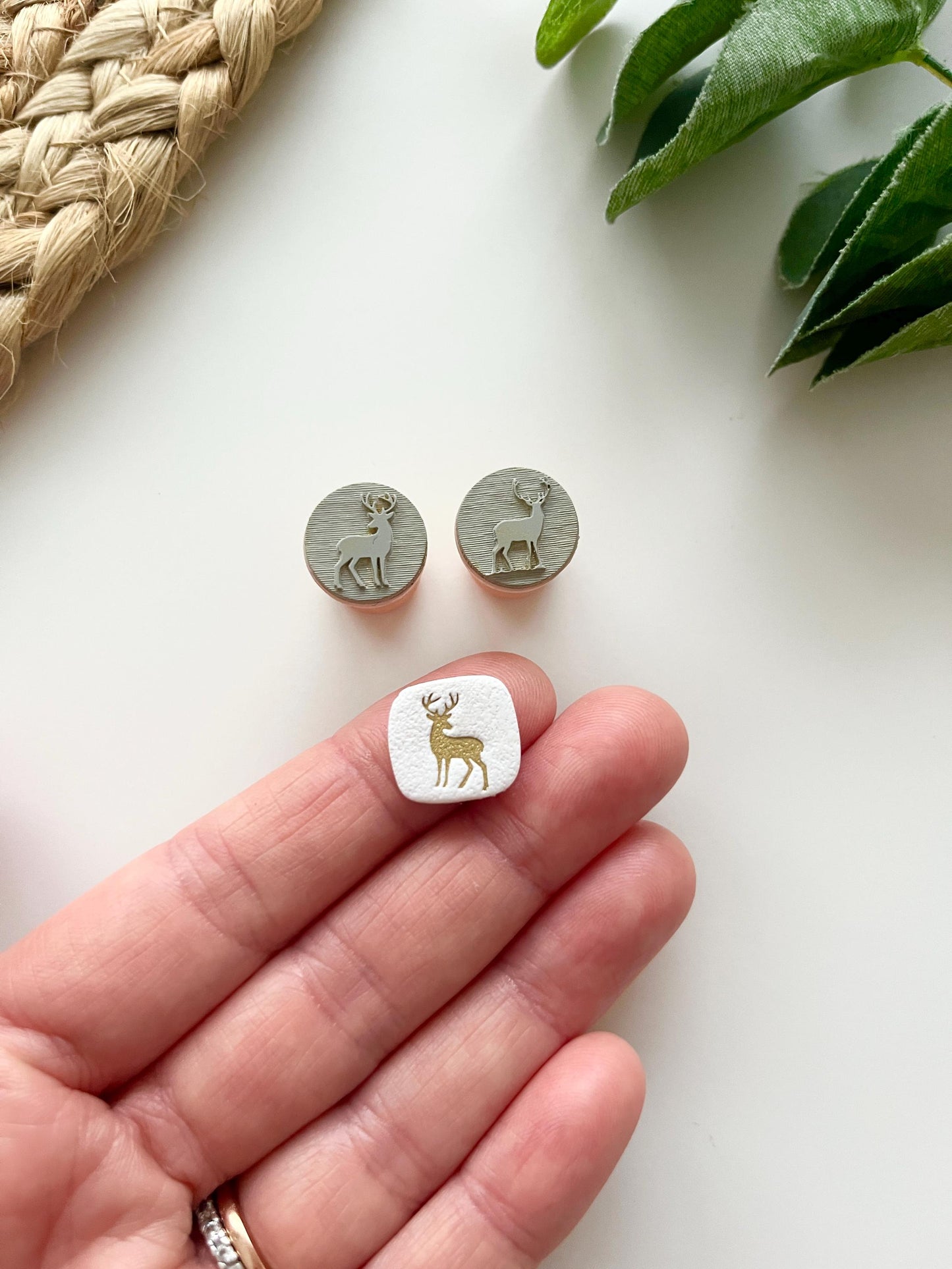 Deer Stamps: Mica Powder