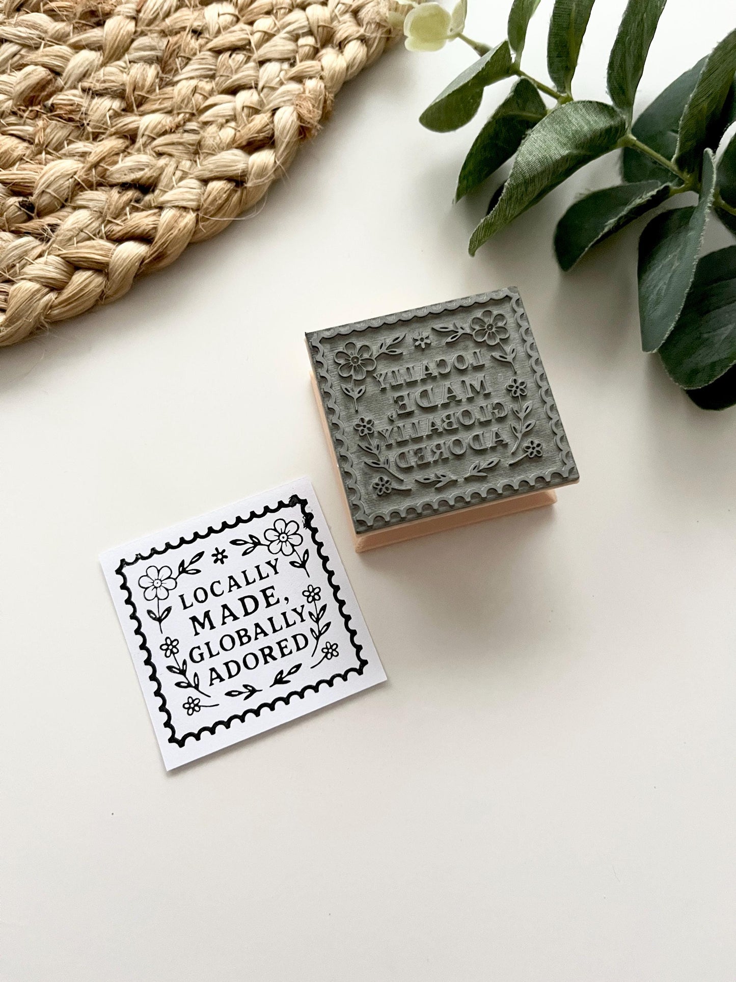 Text Stamps: Custom, Ink Stamp, Mica Powder, Polymer Clay & Jewelry Tools