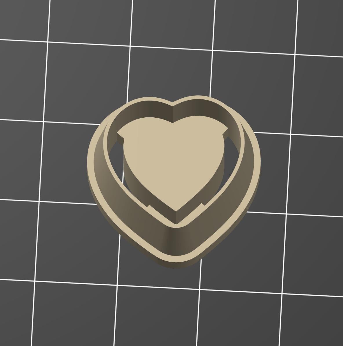 Bookshelf Studs Polymer Clay Cutter - Digital STL File - 7 Cutters