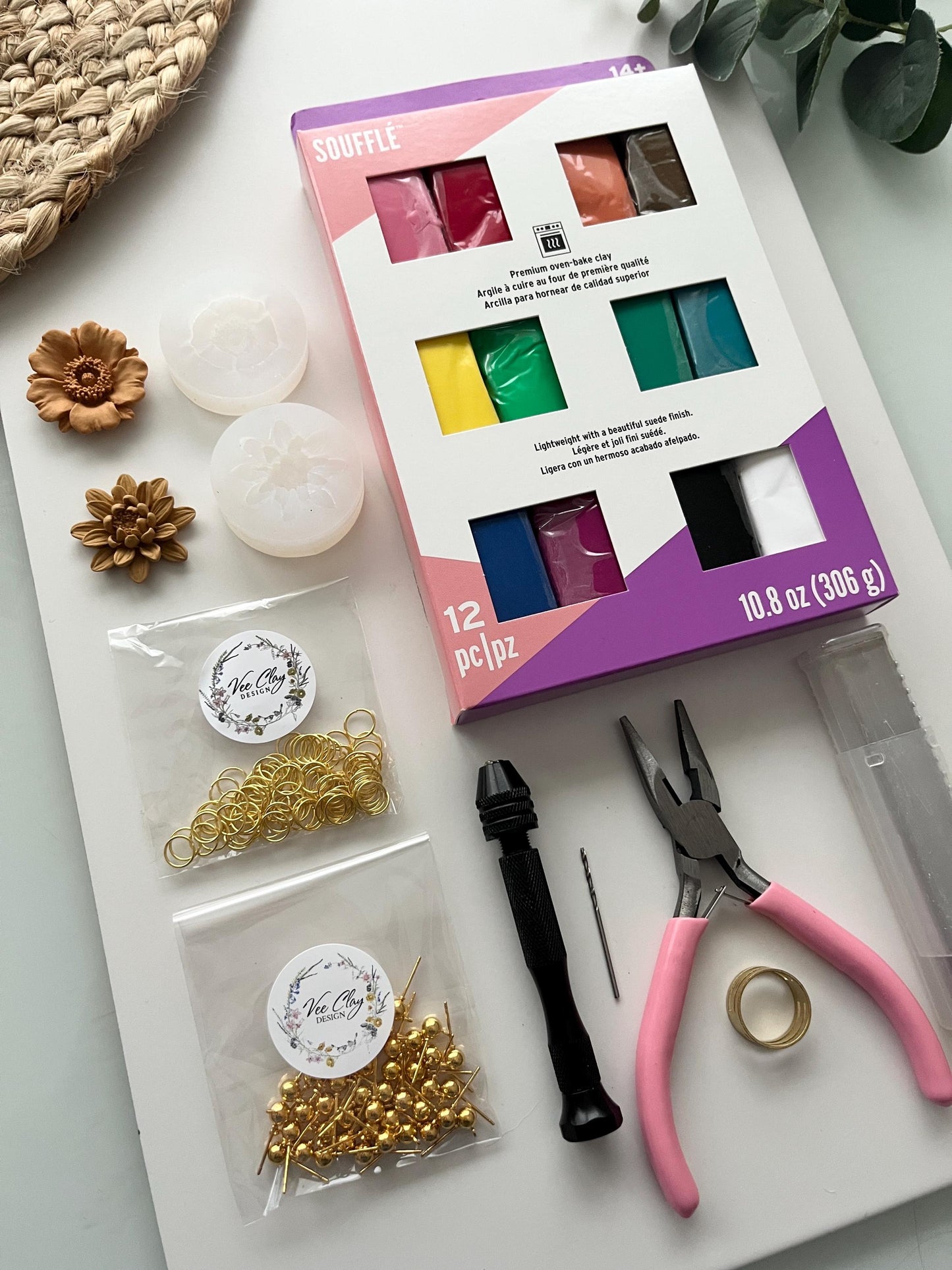 Poppy + Lily Mould Starter Kit by VeeClayDesign