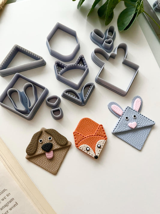 Animal Corner Bookmarks:Fox, Bunny & Dog