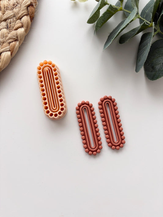 Bead Border Pill Polymer Clay Cutter