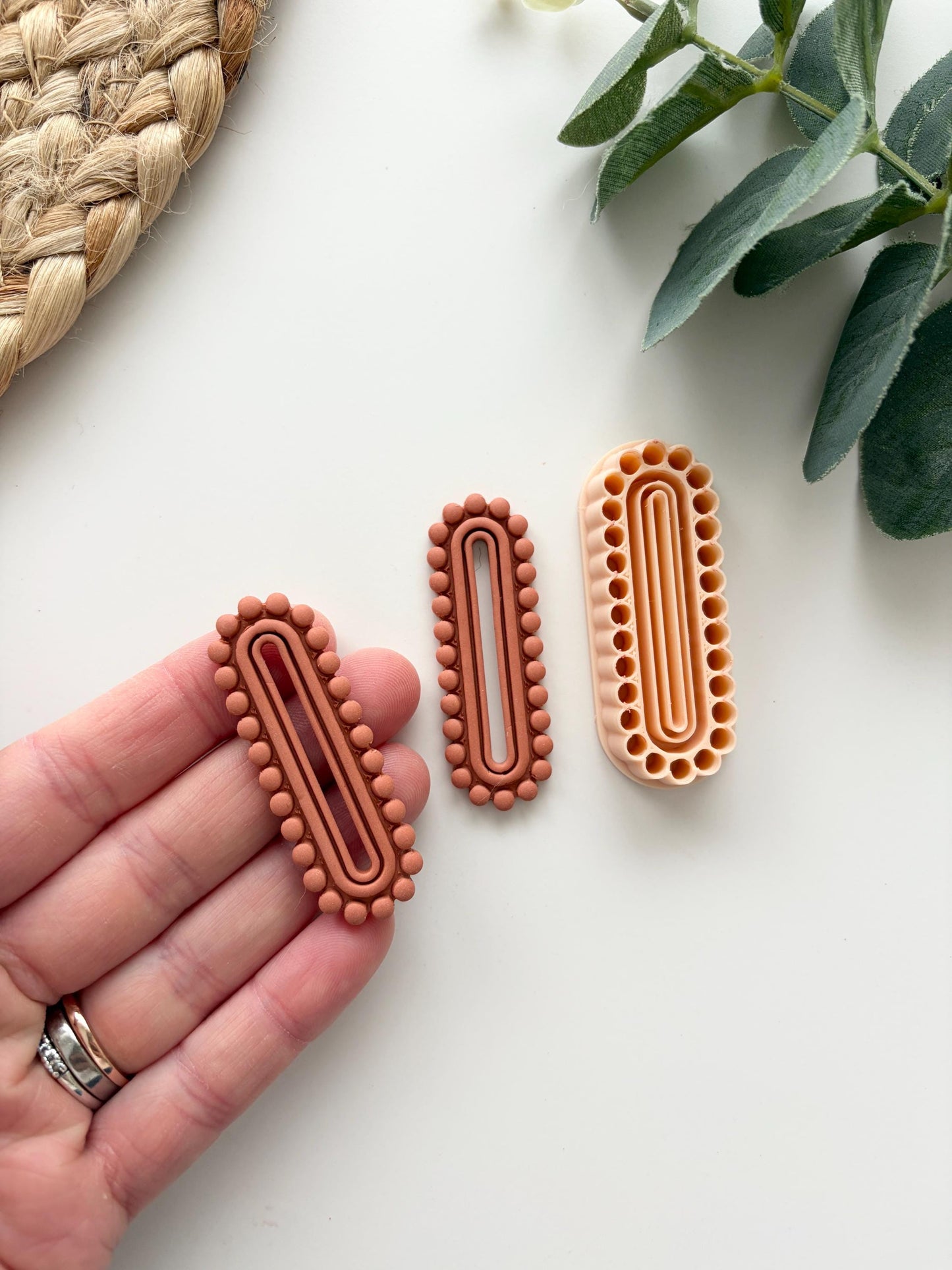 Bead Border Pill Polymer Clay Cutter