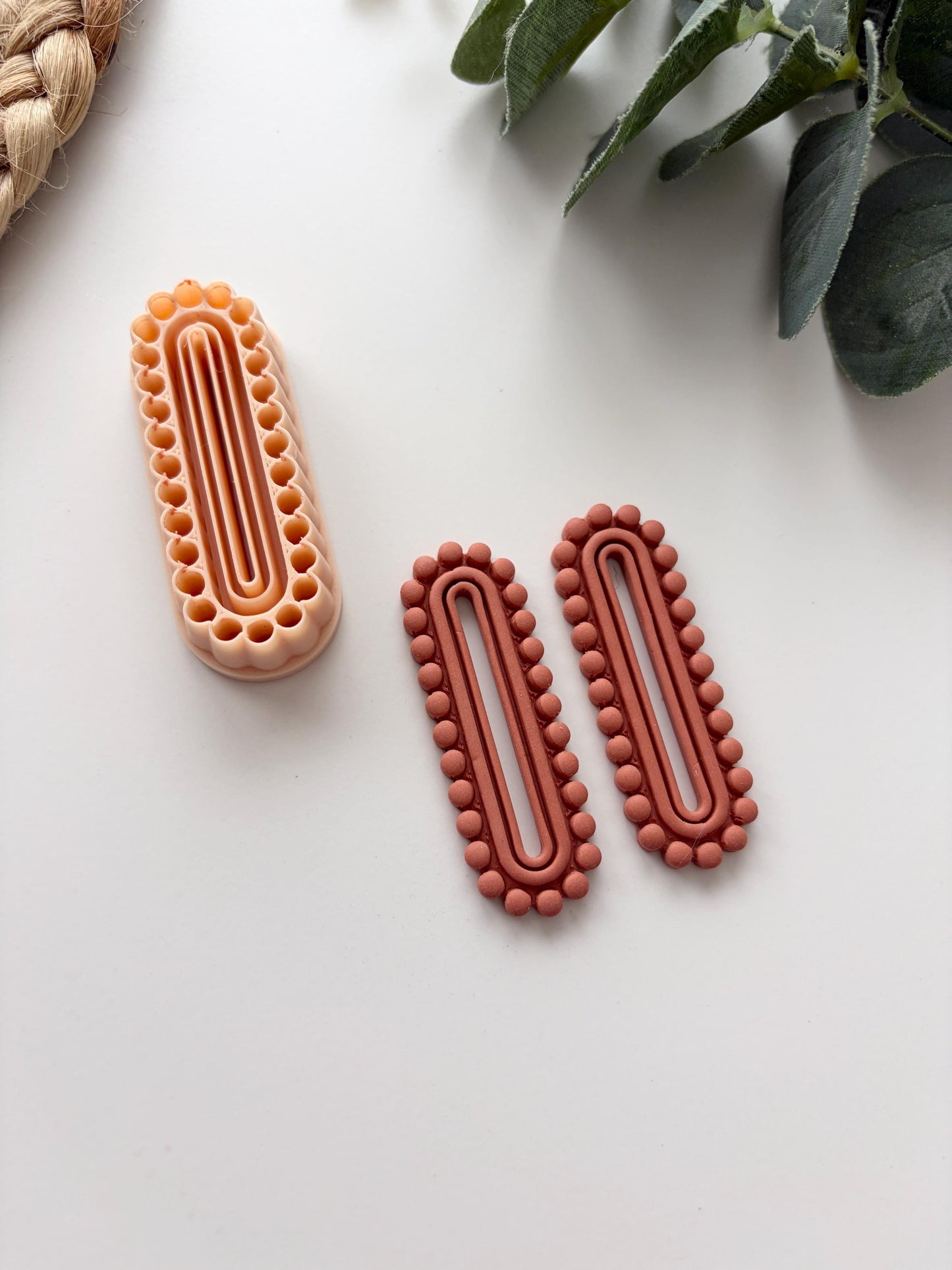 Bead Border Pill Polymer Clay Cutter