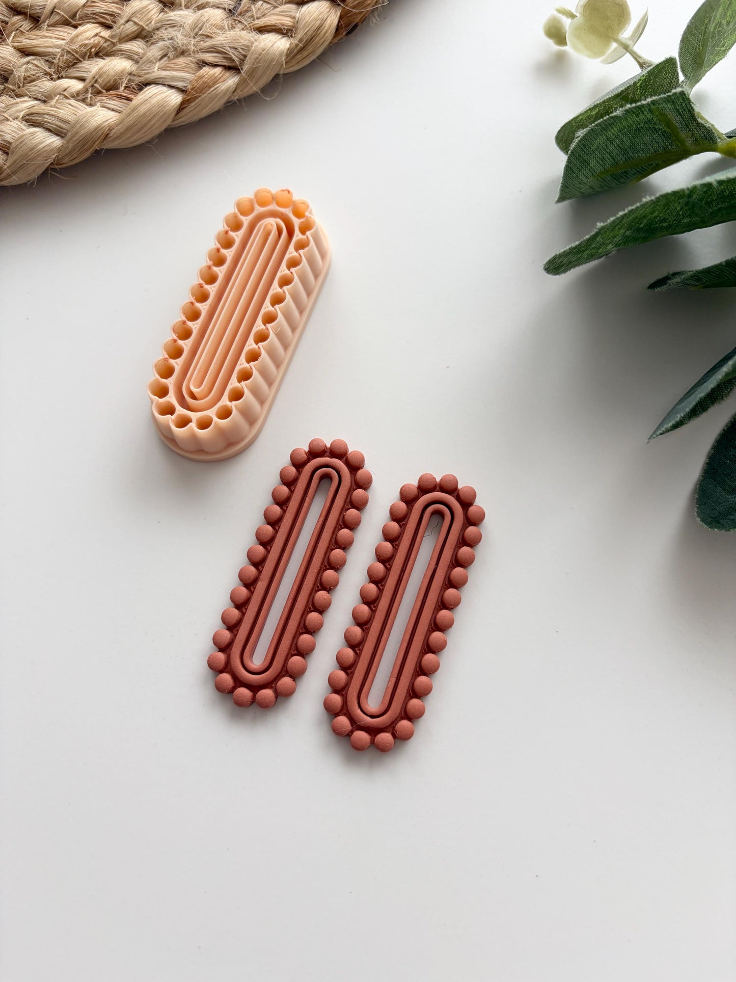 Bead Border Pill Polymer Clay Cutter