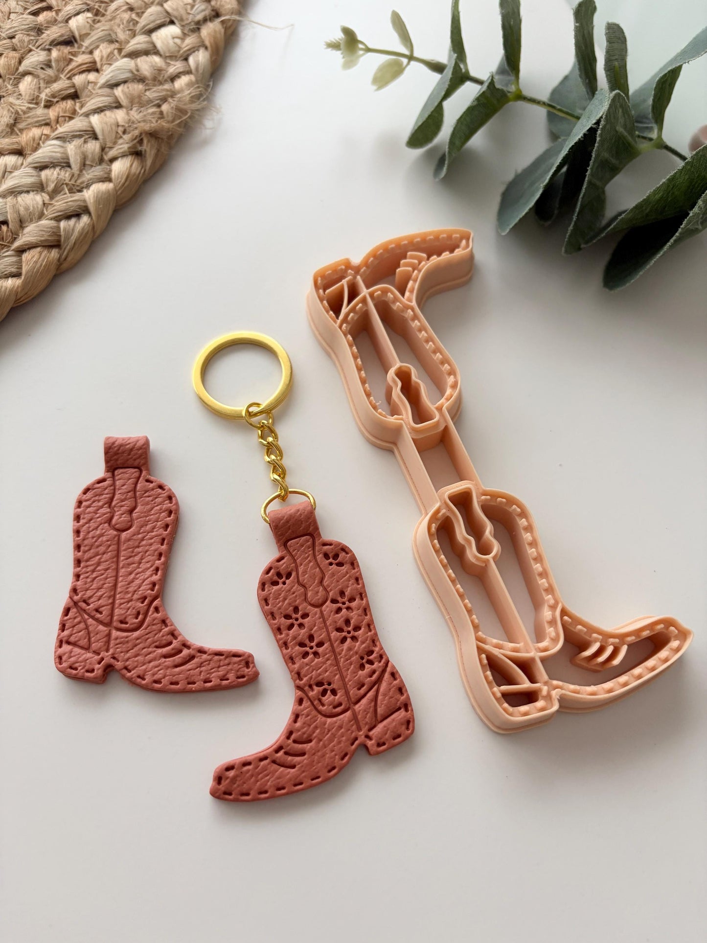Cowgirl Boot Keyring Cutter