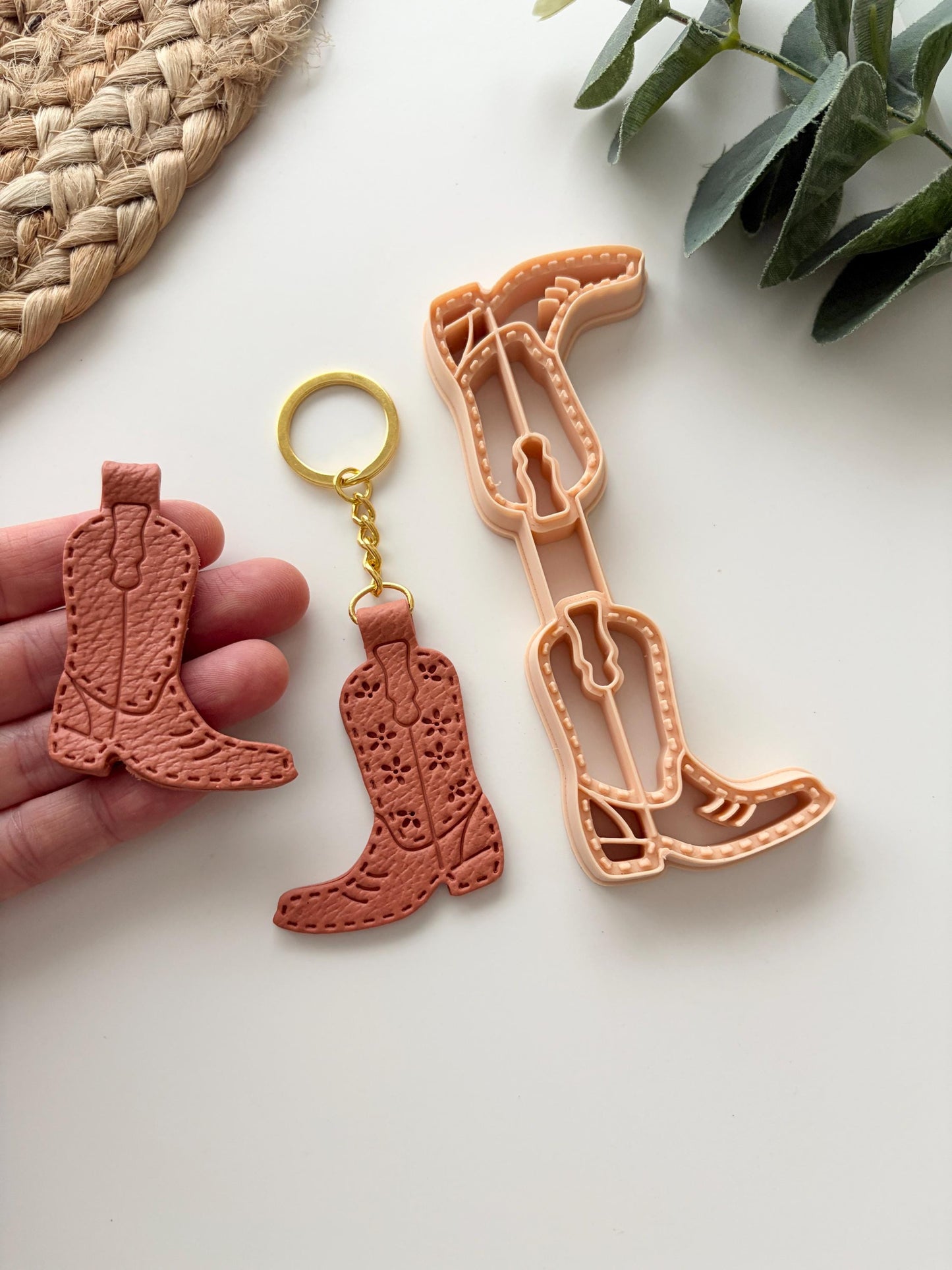 Cowgirl Boot Keyring Cutter