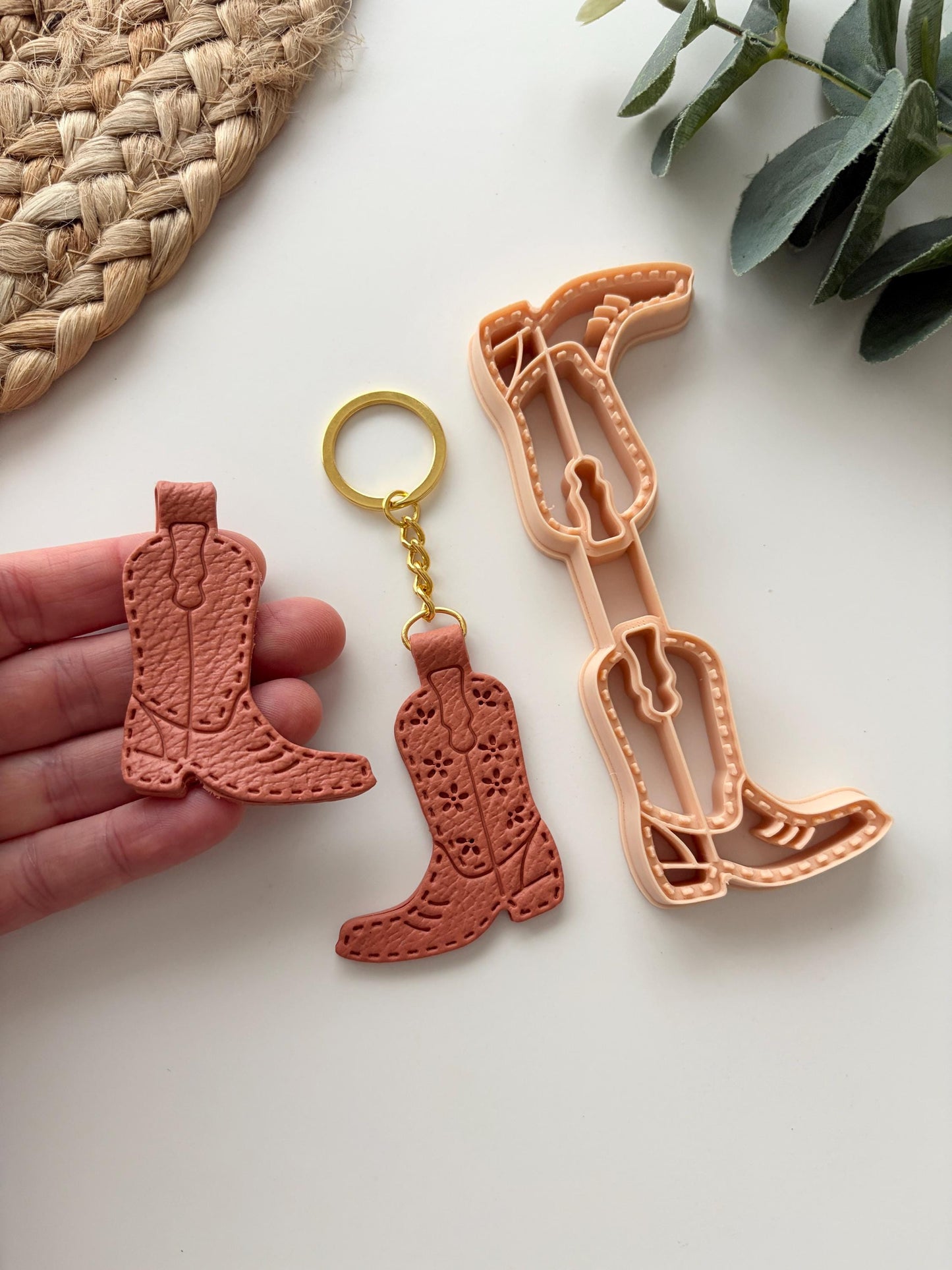Cowgirl Boot Keyring Cutter
