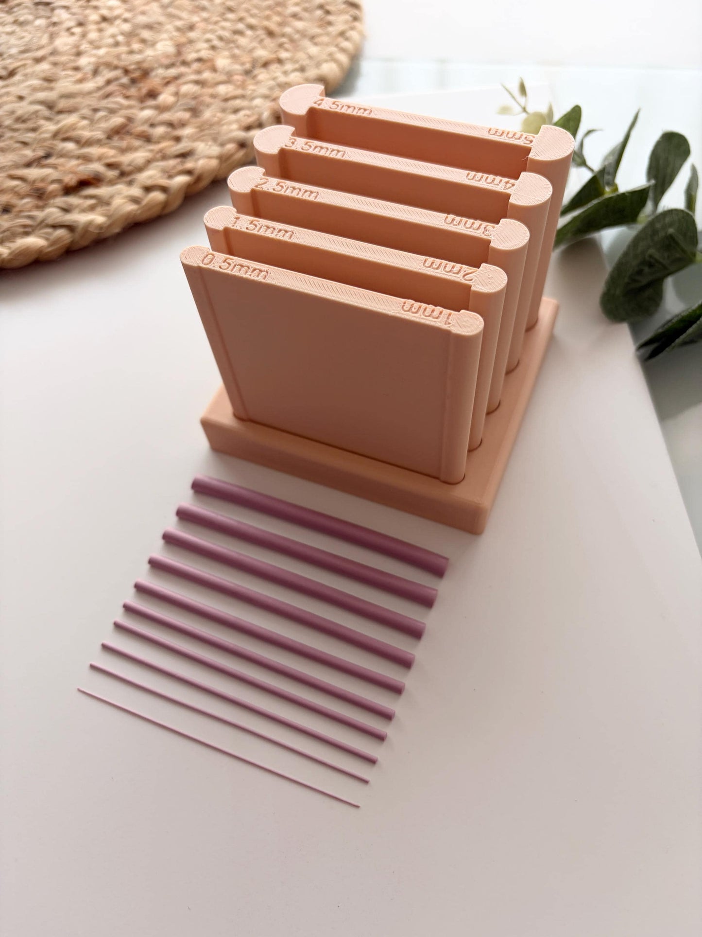 Polymer Clay Thickness String Roller Tool + Tools / Earring Making