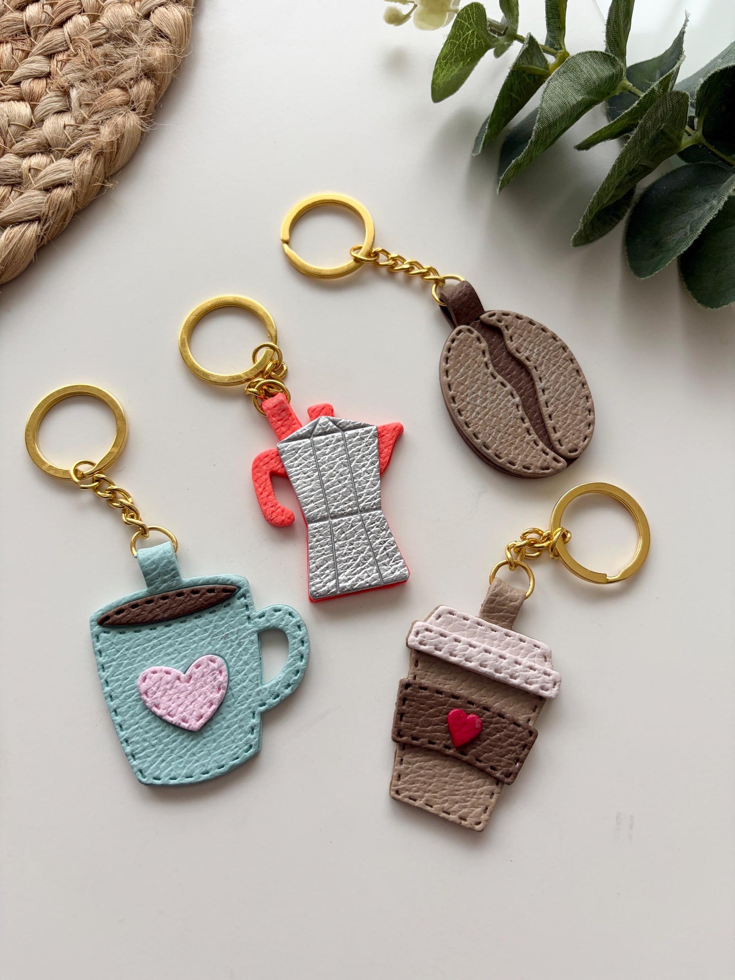 Coffee Keyring Bundle Polymer Clay Cutter