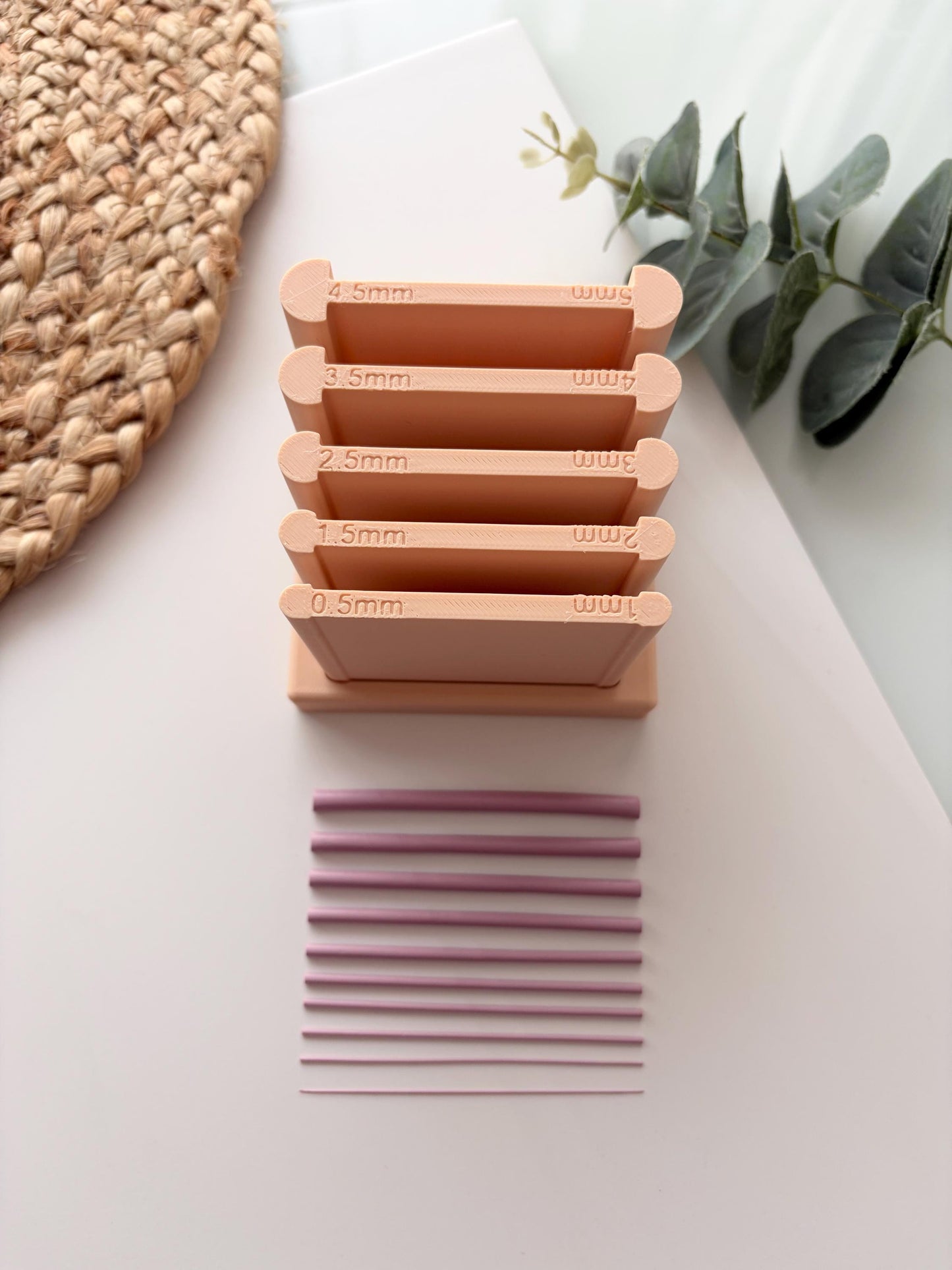 Polymer Clay Thickness String Roller Tool + Tools / Earring Making