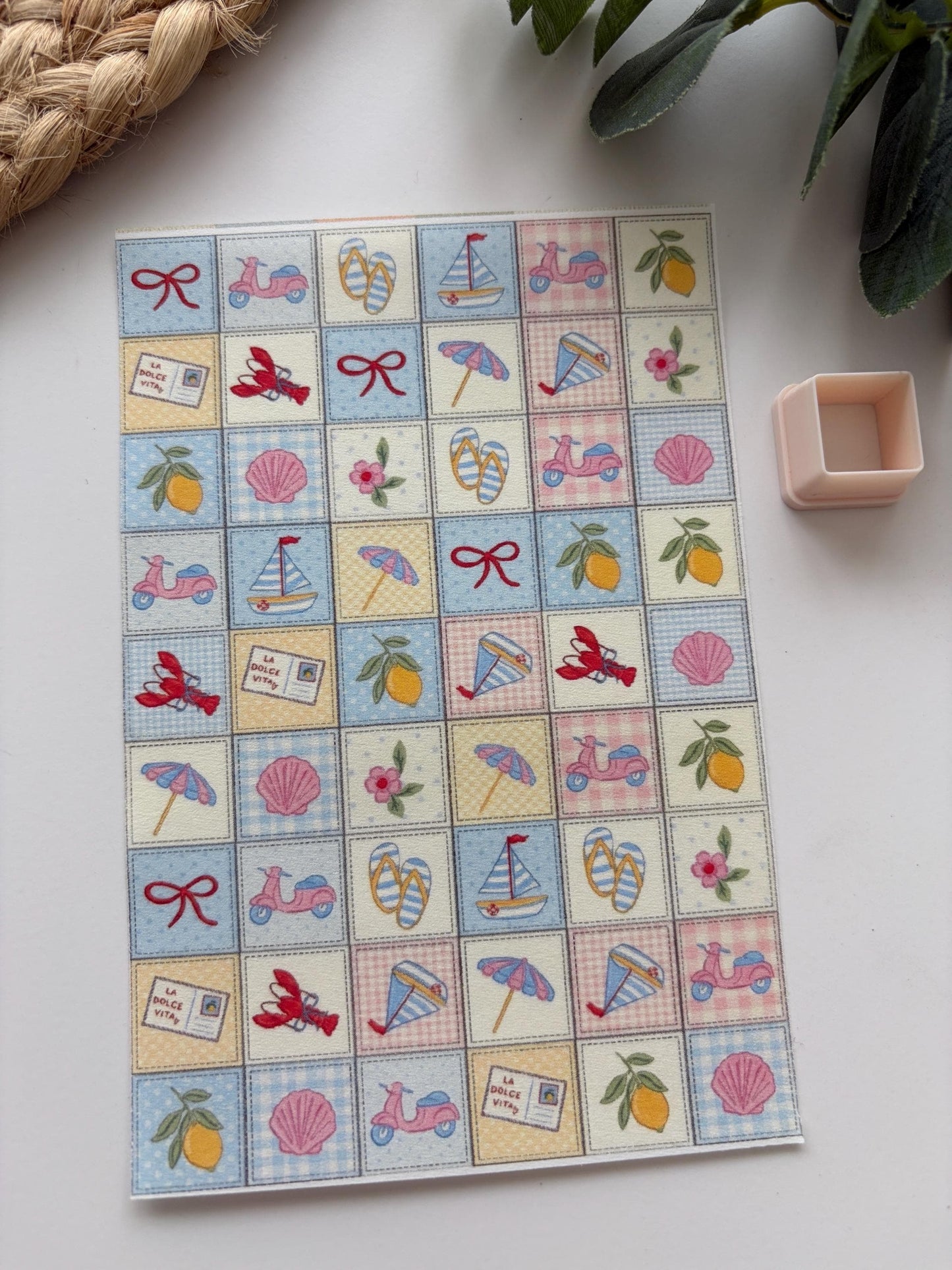 Transfer Paper #9: Polymer Clay Jewelry Design