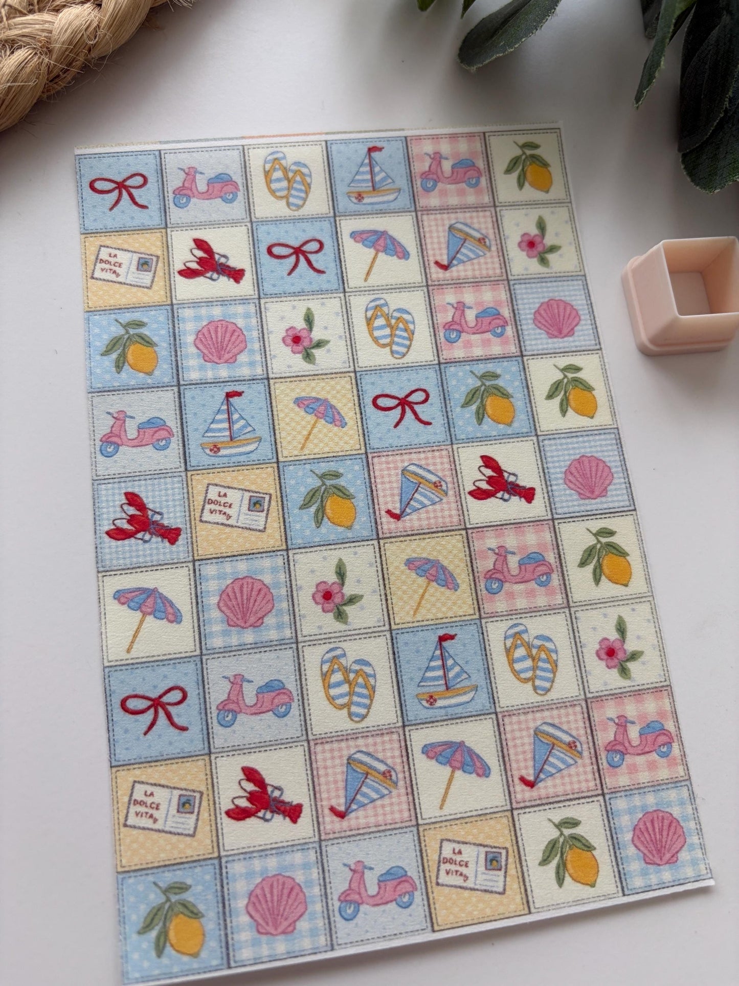 Transfer Paper #9: Polymer Clay Jewelry Design