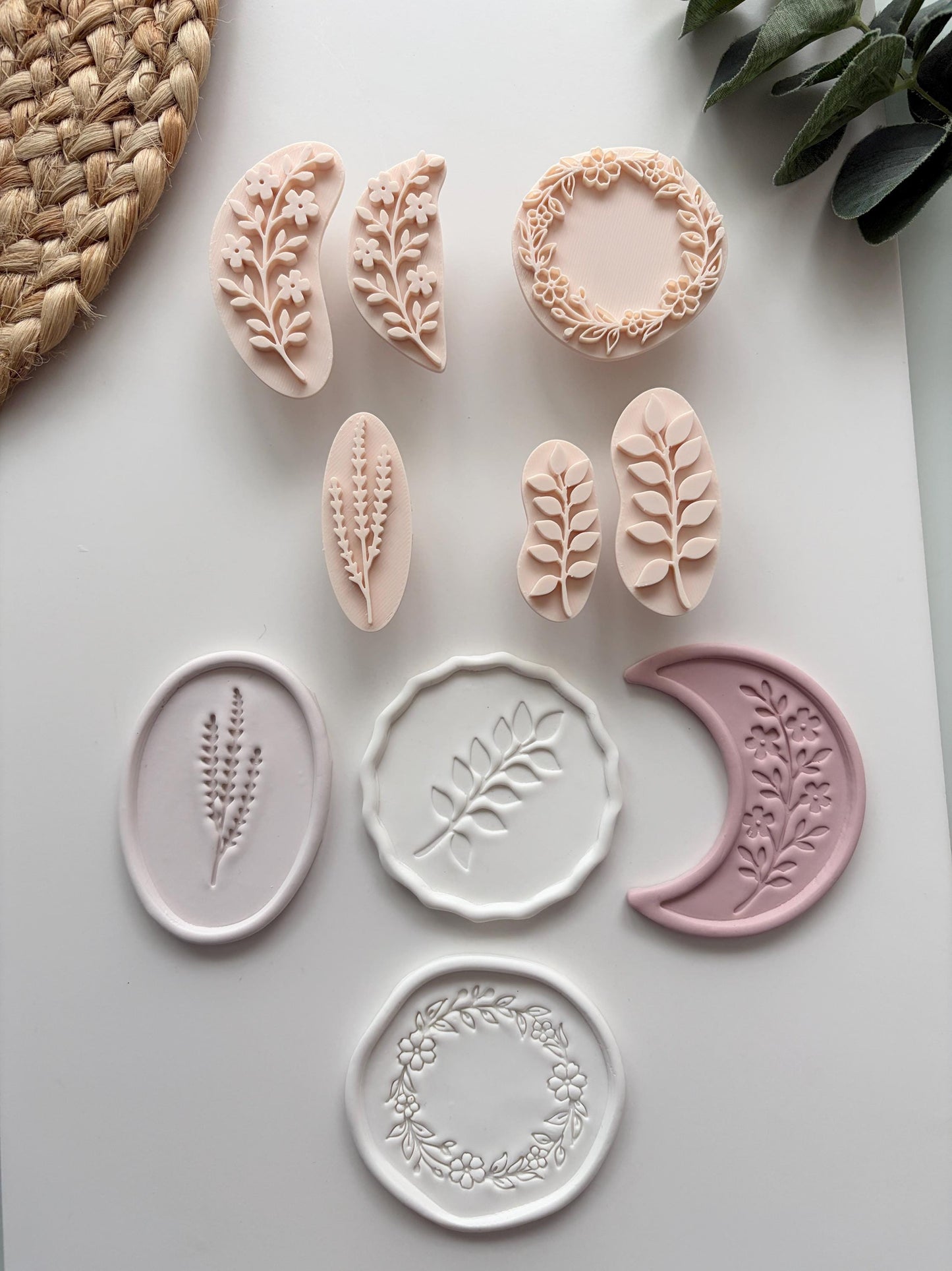 Trinket Stamp Bundle: Polymer Clay Cutter, Jewelry & Earring Making Tools