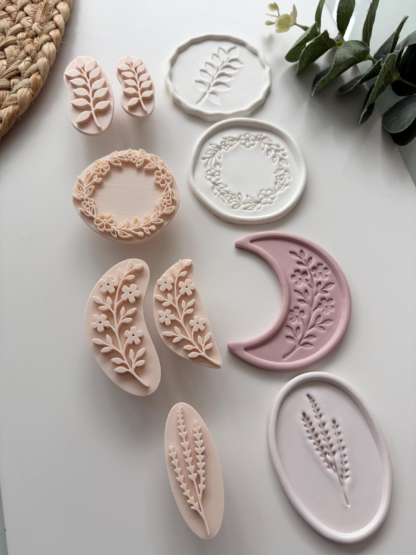 Trinket Stamp Bundle: Polymer Clay Cutter, Jewelry & Earring Making Tools