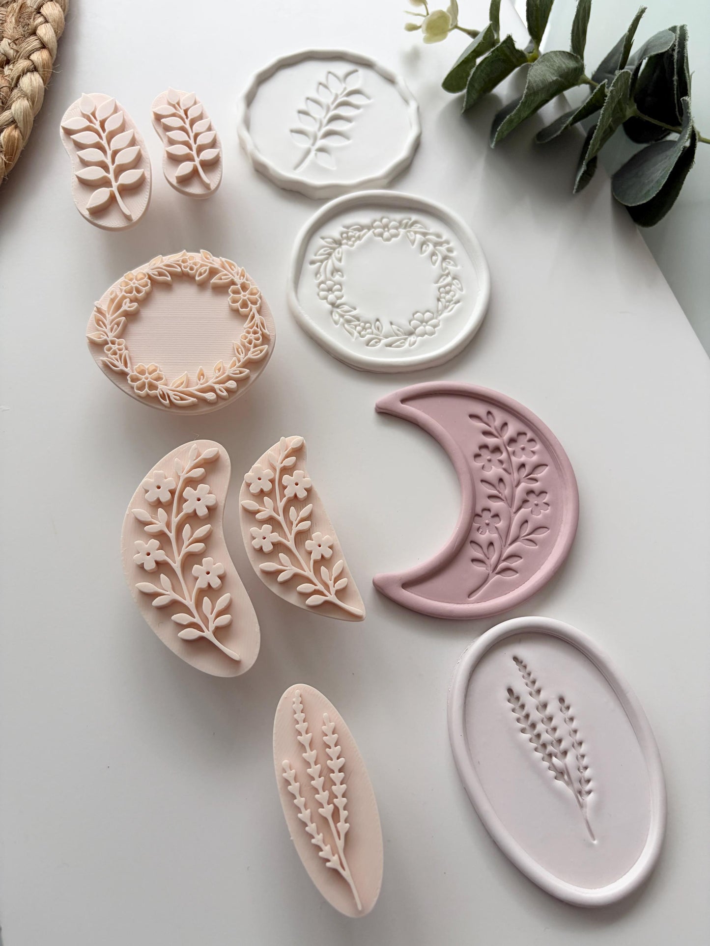 Trinket Stamp Bundle: Polymer Clay Cutter, Jewelry & Earring Making Tools