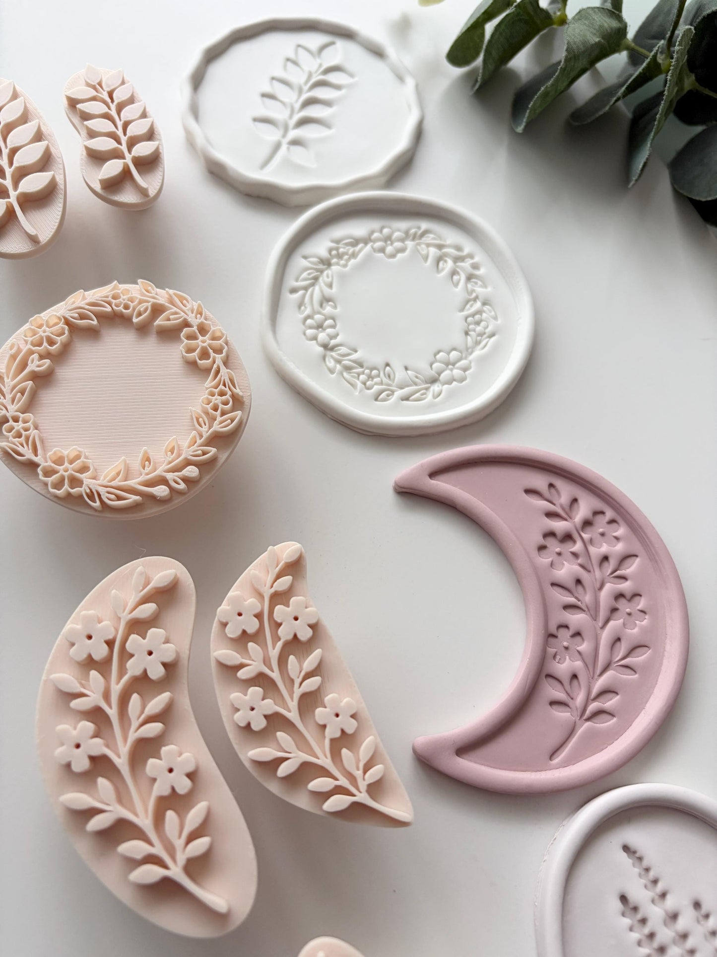 Trinket Stamp Bundle: Polymer Clay Cutter, Jewelry & Earring Making Tools