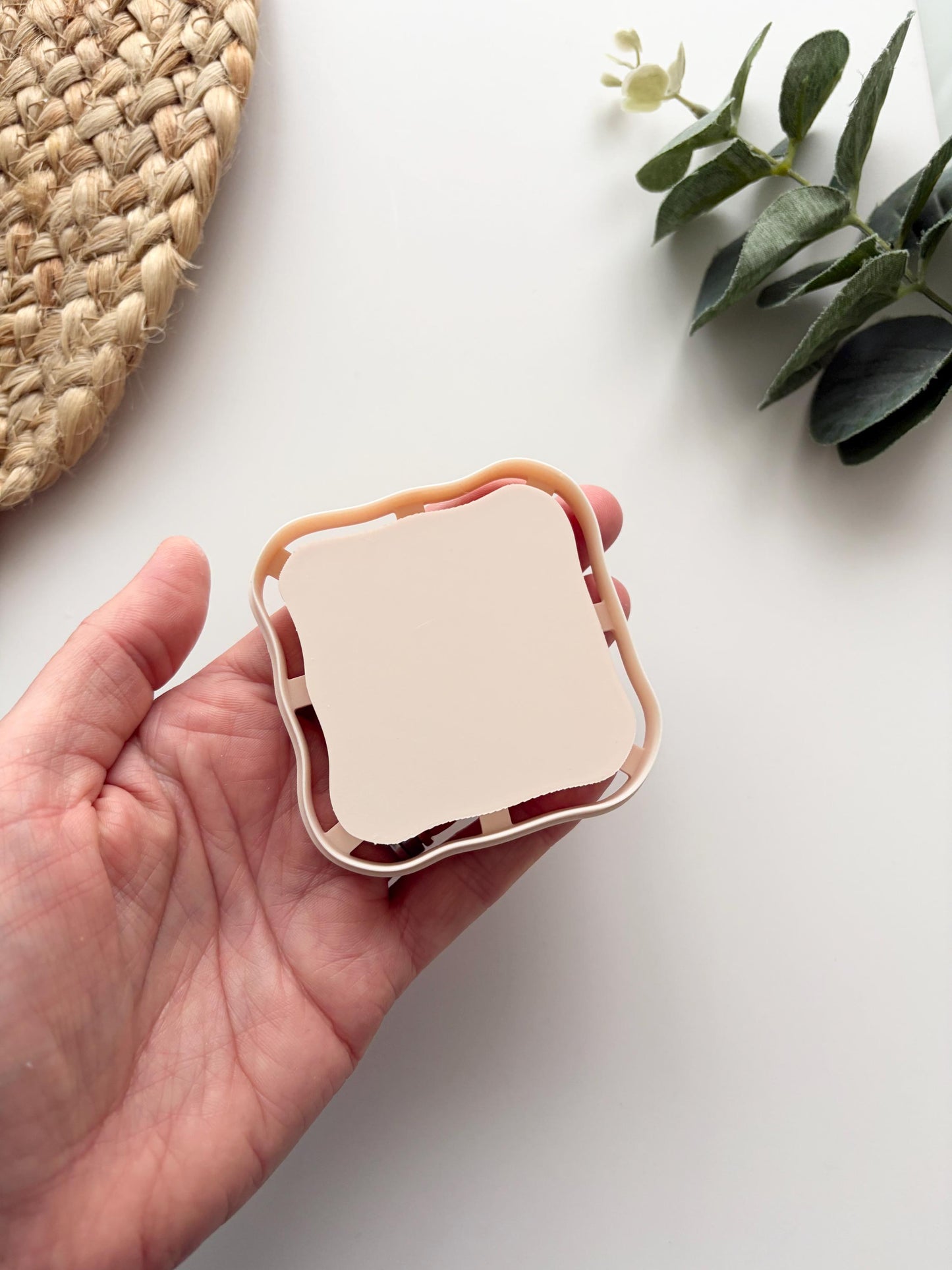 Organic Oval, Square, Circle + Scallop Flat Edge Trinket & Jewellery Dish Polymer Clay Cutter - VeeClayDesign Shop