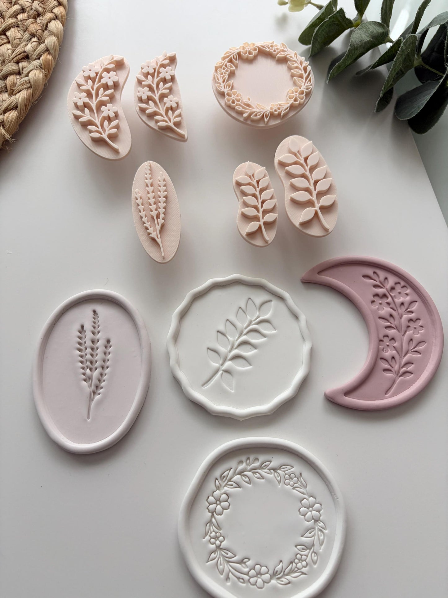Trinket Stamp Bundle: Polymer Clay Cutter, Jewelry & Earring Making Tools
