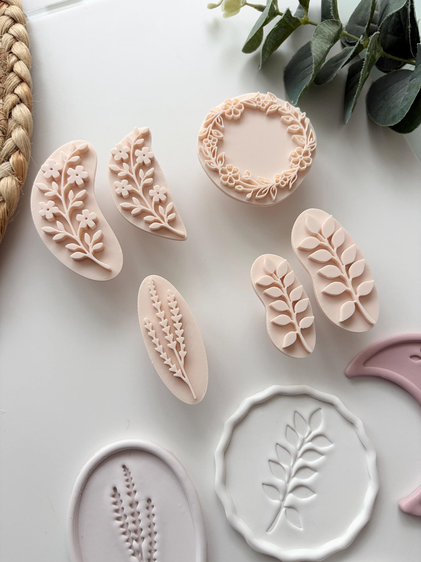 Trinket Stamp Bundle: Polymer Clay Cutter, Jewelry & Earring Making Tools