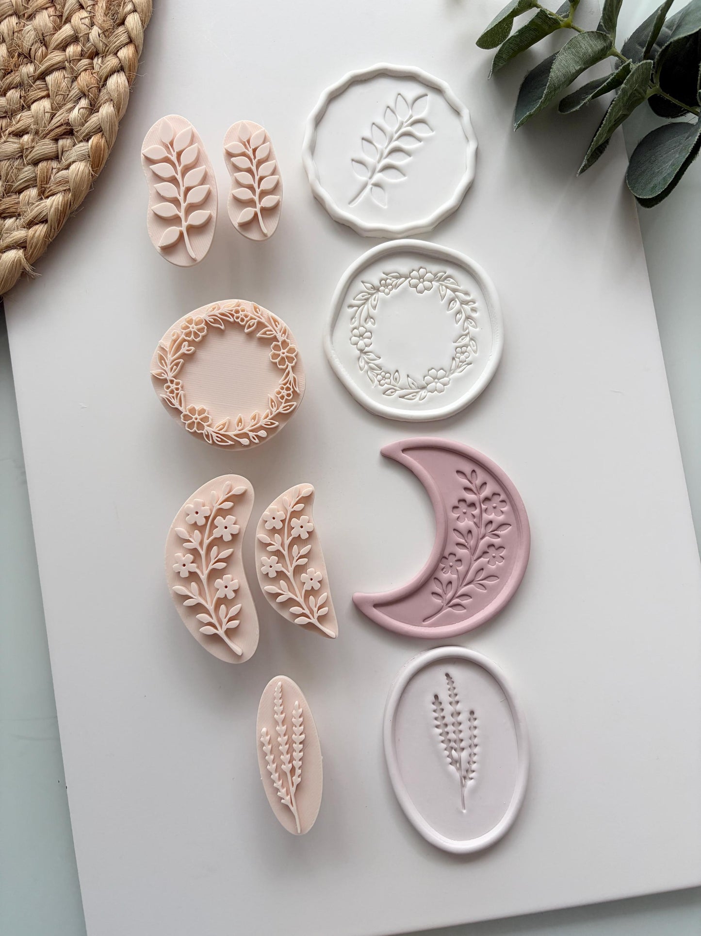 Trinket Stamp Bundle: Polymer Clay Cutter, Jewelry & Earring Making Tools