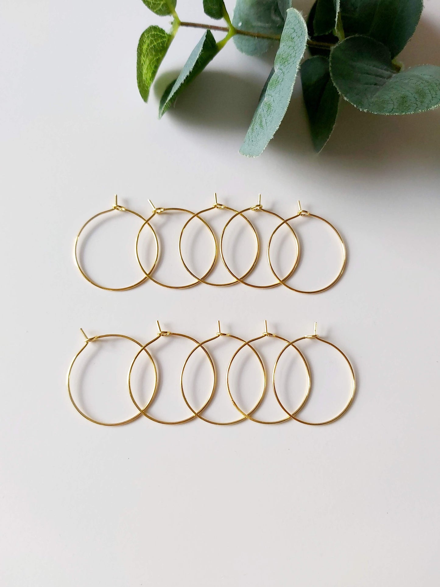 Gold Earring Hoops