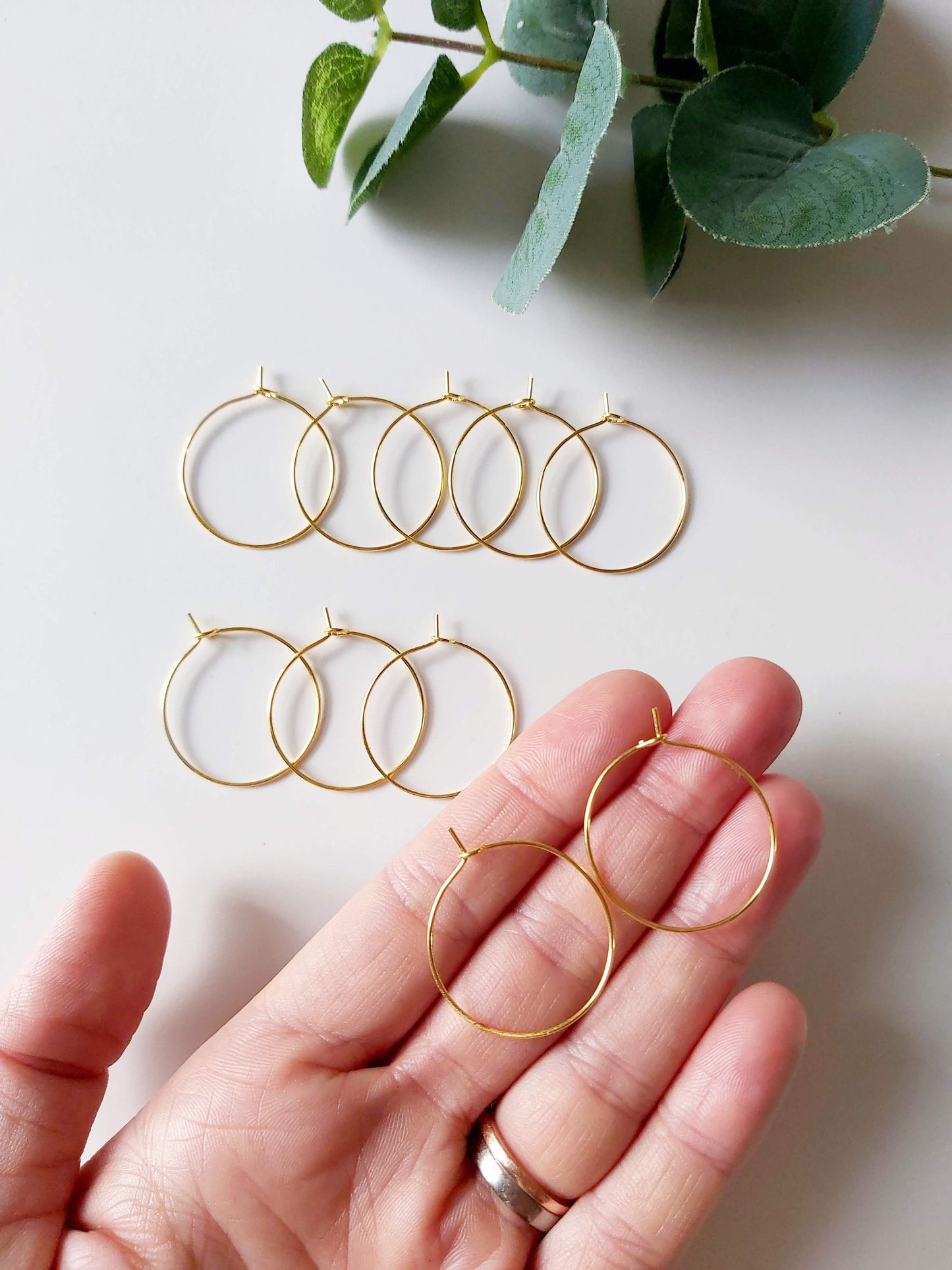 Gold Earring Hoops