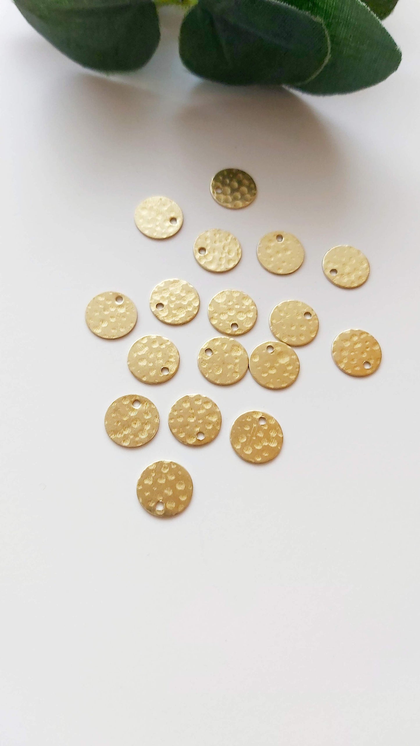 Round Brass Charms