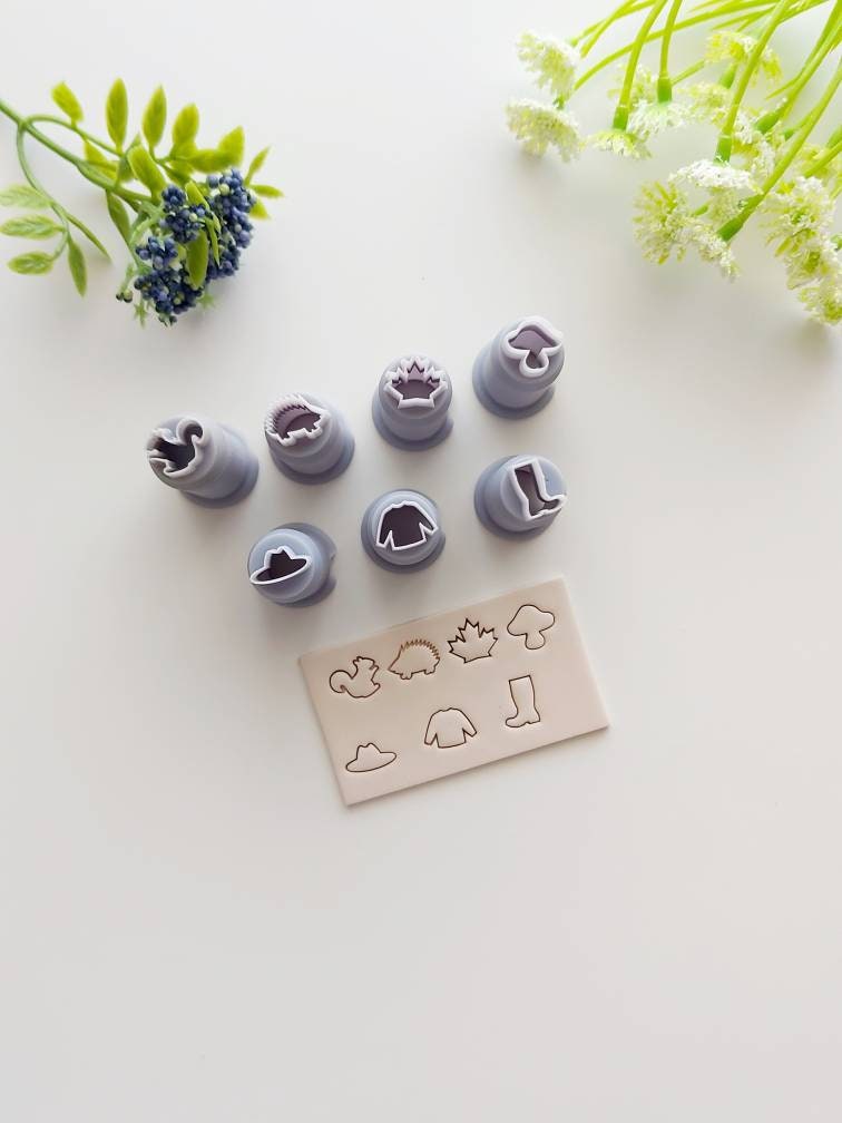 Autumn Mini Clay Cutter Bundle 7pcs