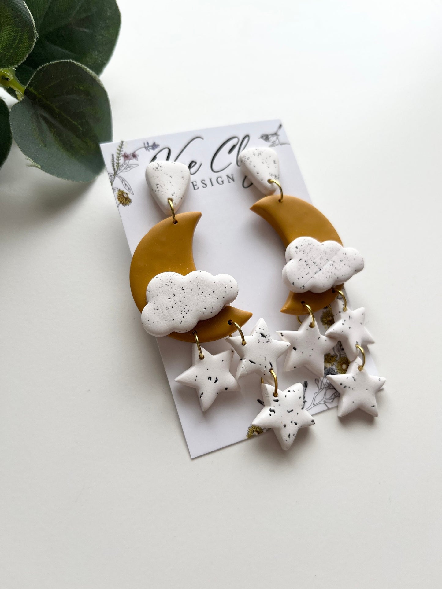 Moon Star & Cloud Earrings