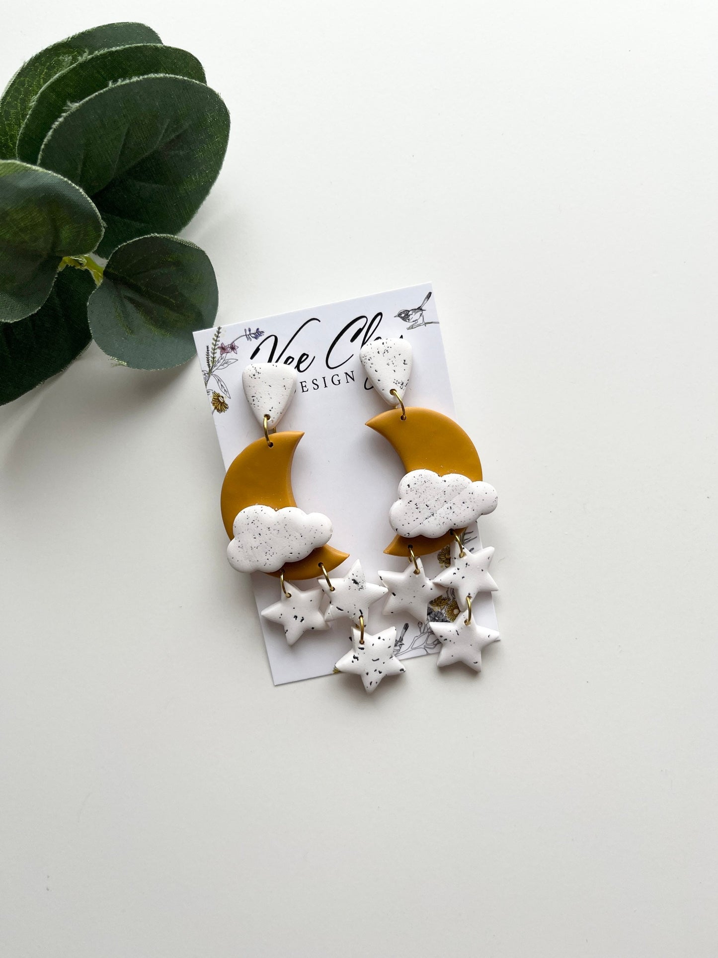 Moon Star & Cloud Earrings