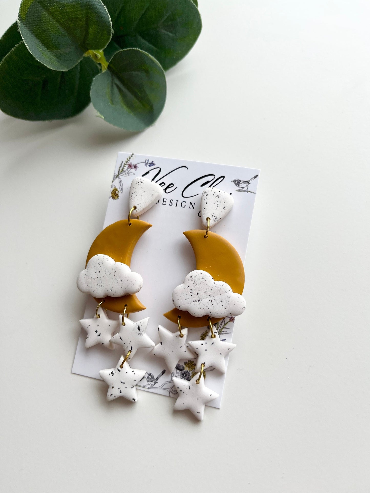 Moon Star & Cloud Earrings