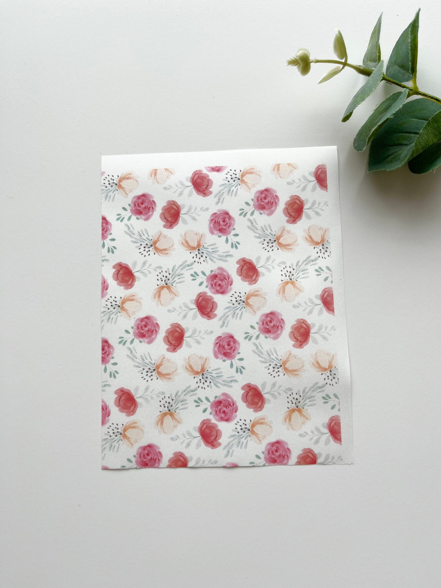 Rose Garden Image Transfer Paper