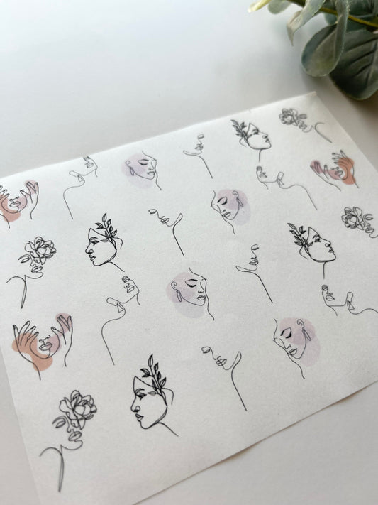 Faces Image Transfer Paper