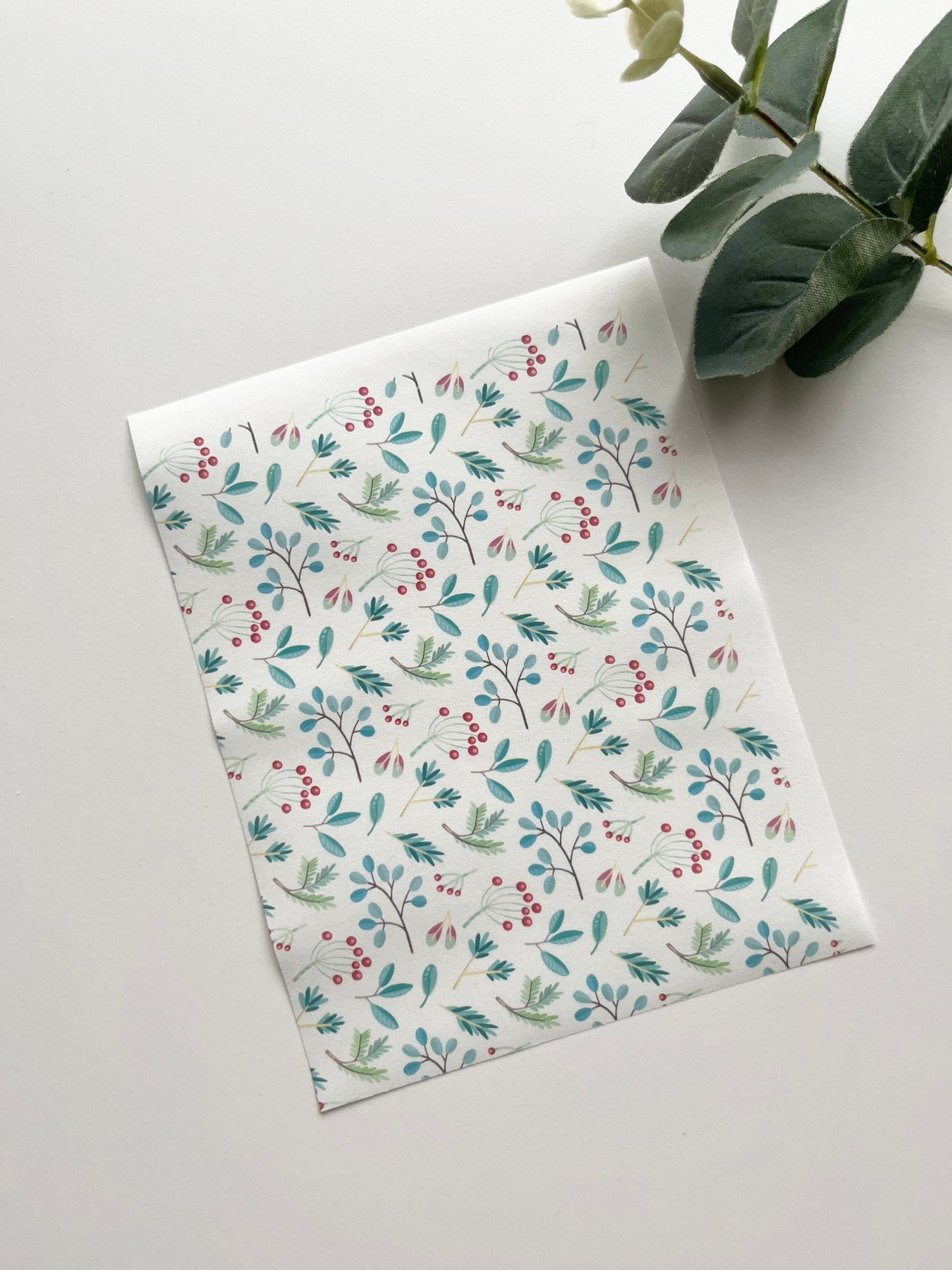 Winter Foliage Image Transfer Paper