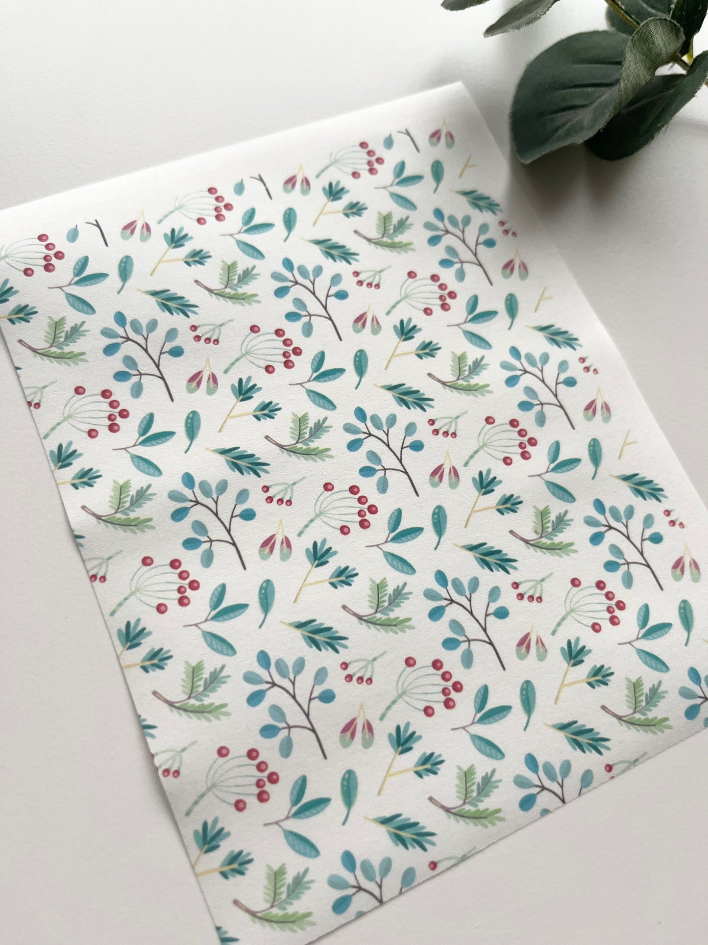 Winter Foliage Image Transfer Paper