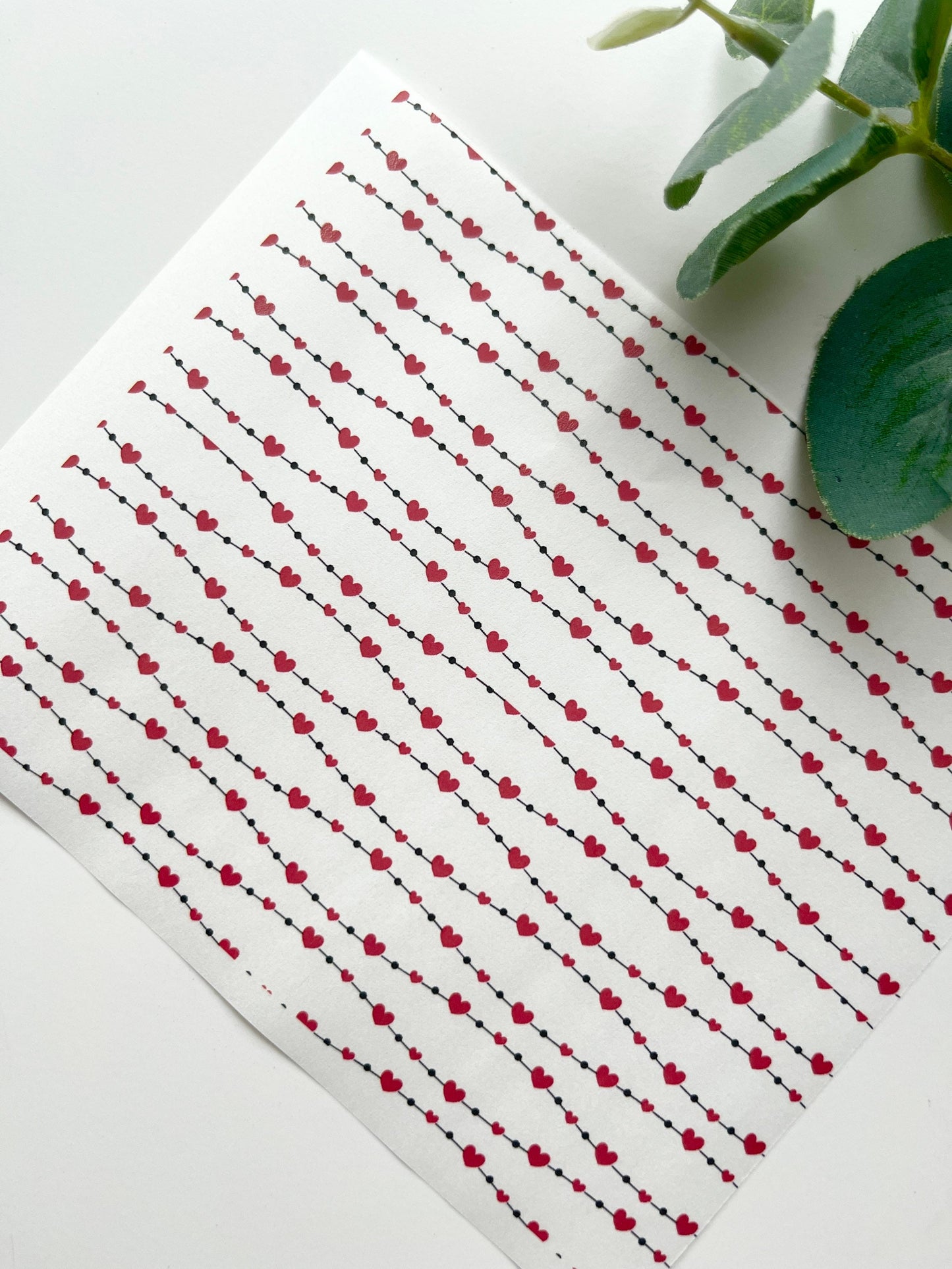 Heart String Transfer Paper