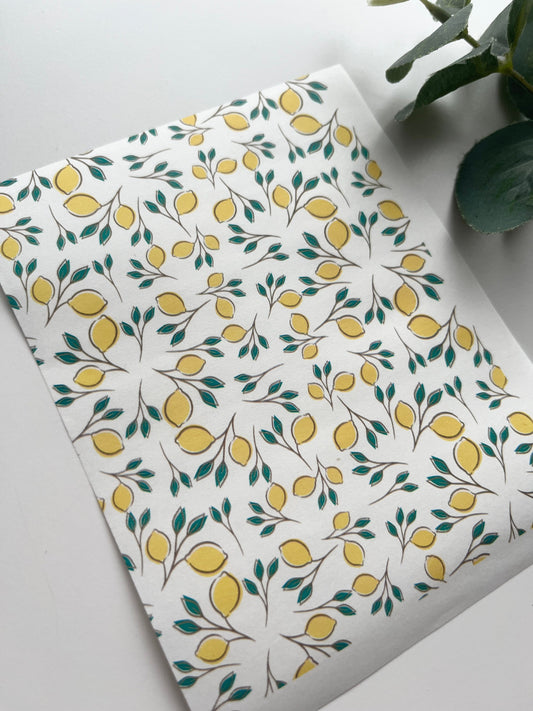 Lemons Transfer Paper #1