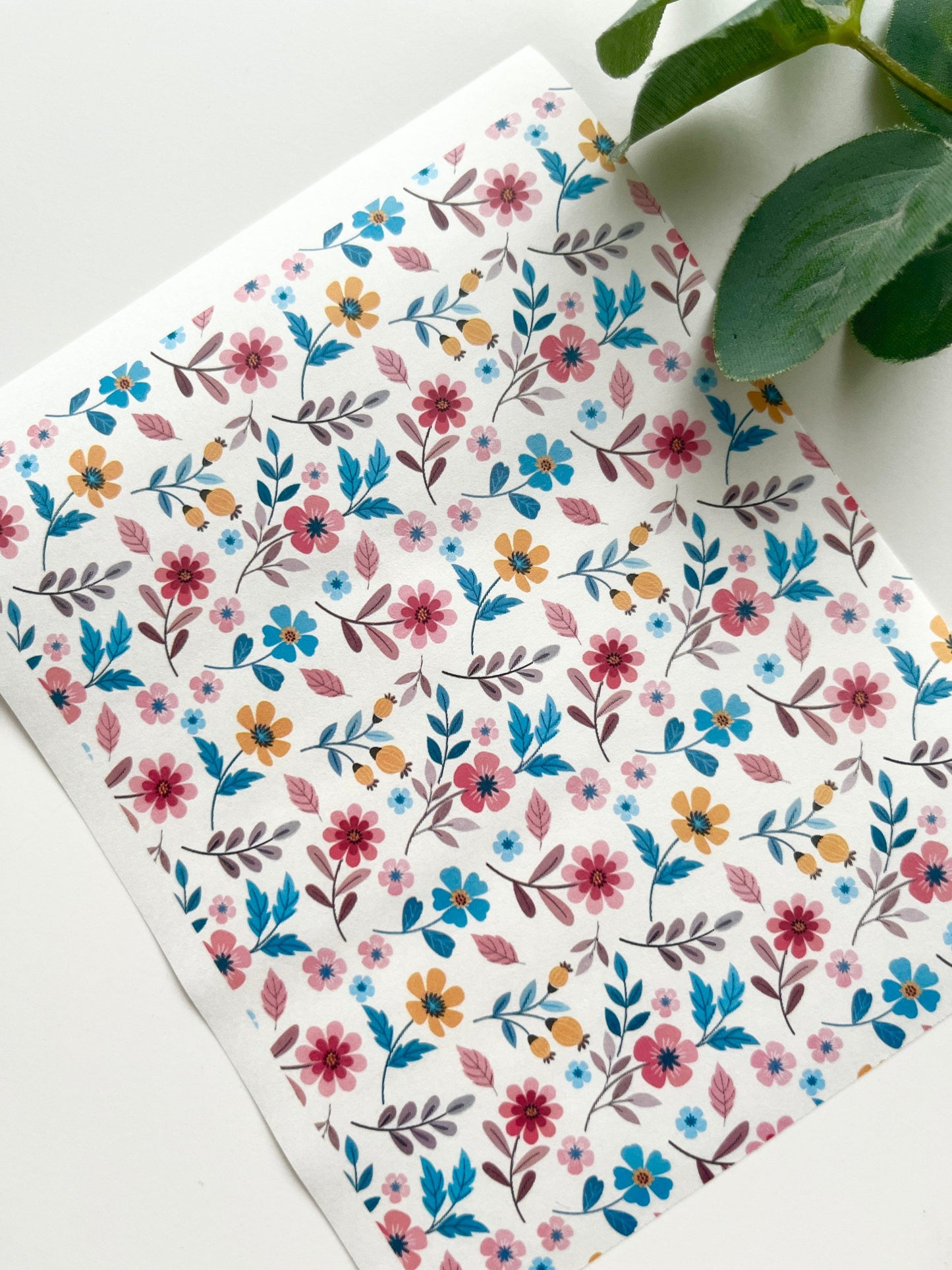 Spring Flowers Transfer Paper