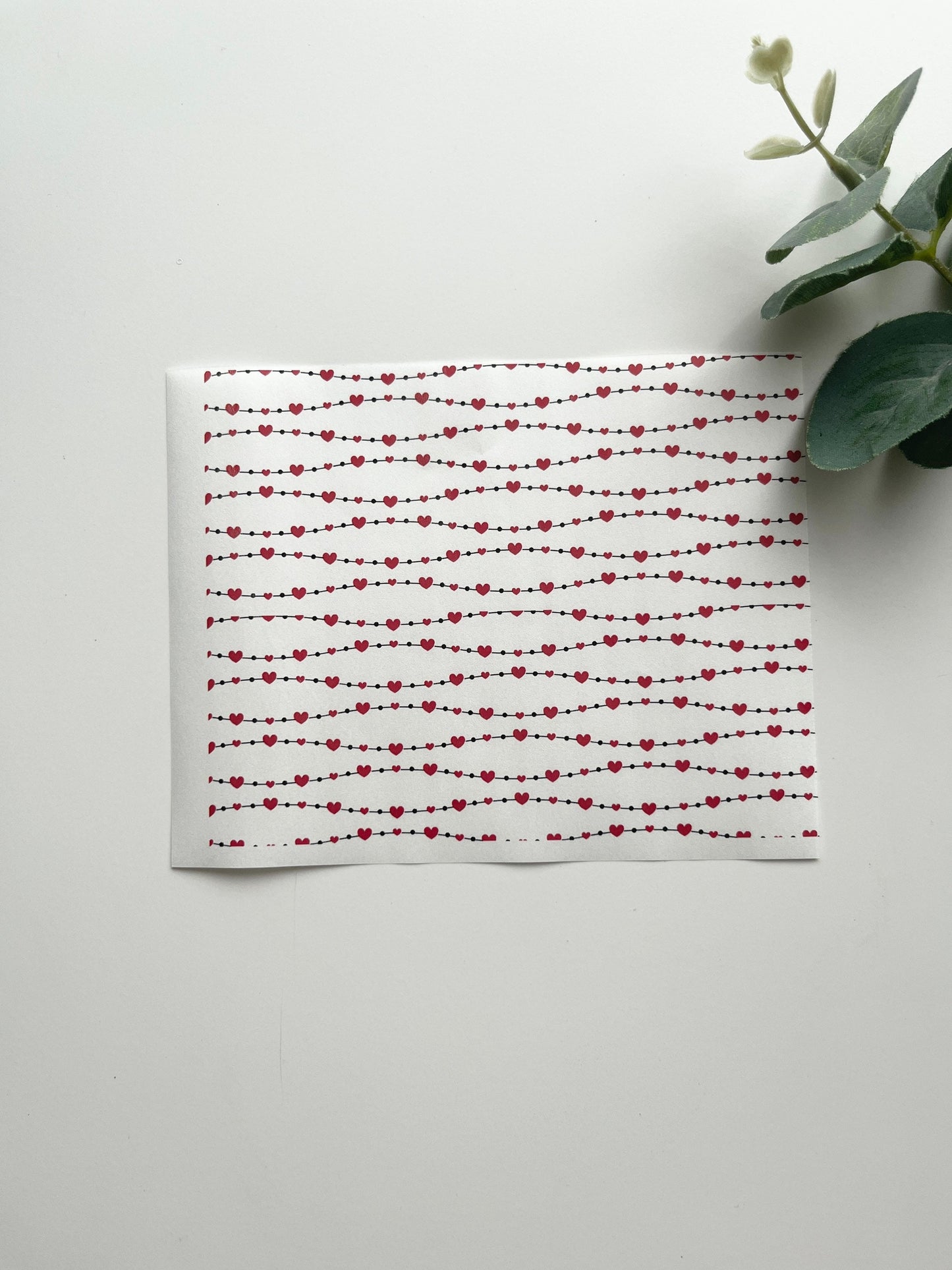 Heart String Transfer Paper