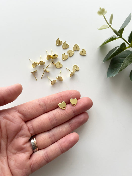 Heart Studs