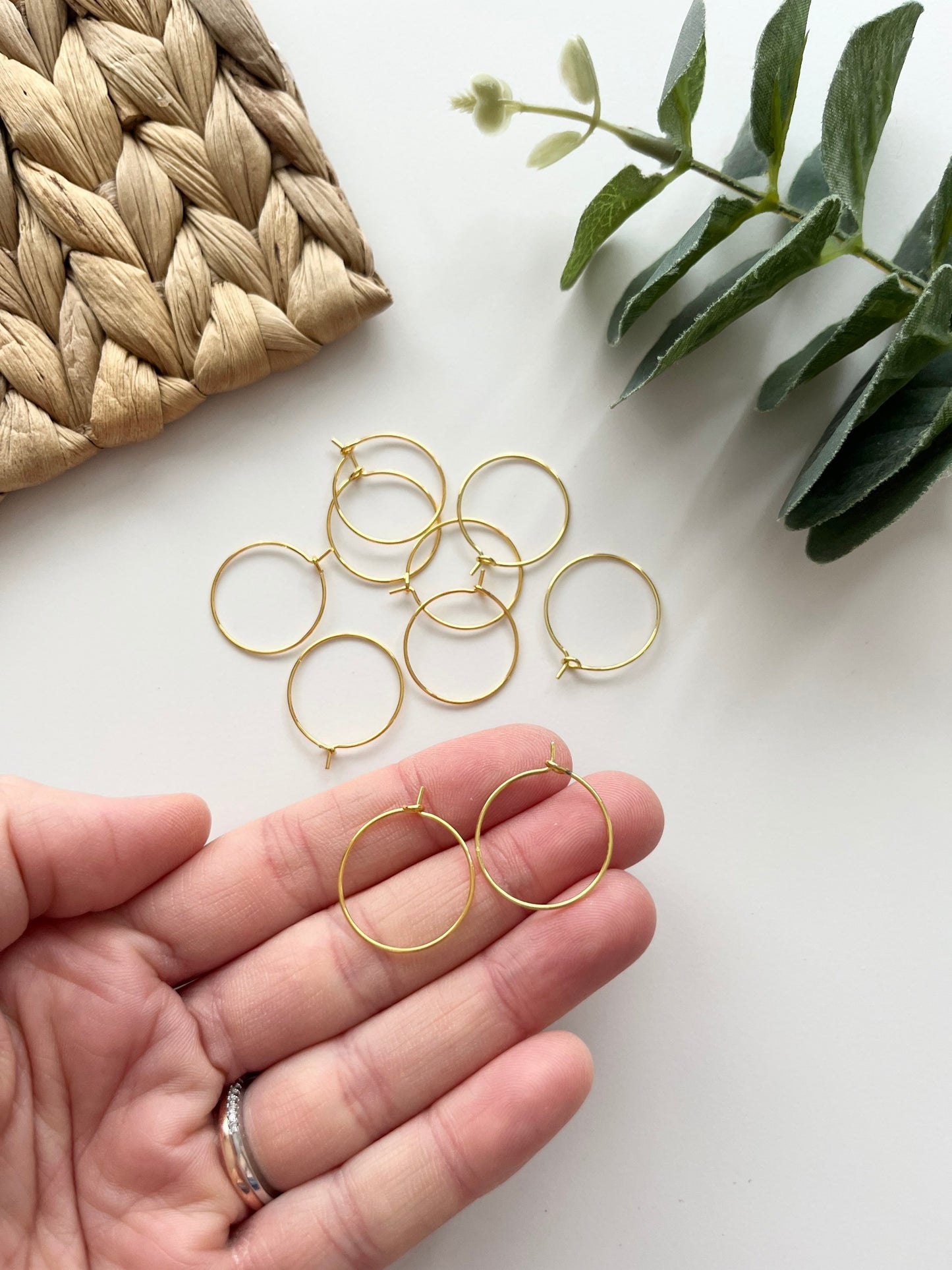 Gold Earring Hoops