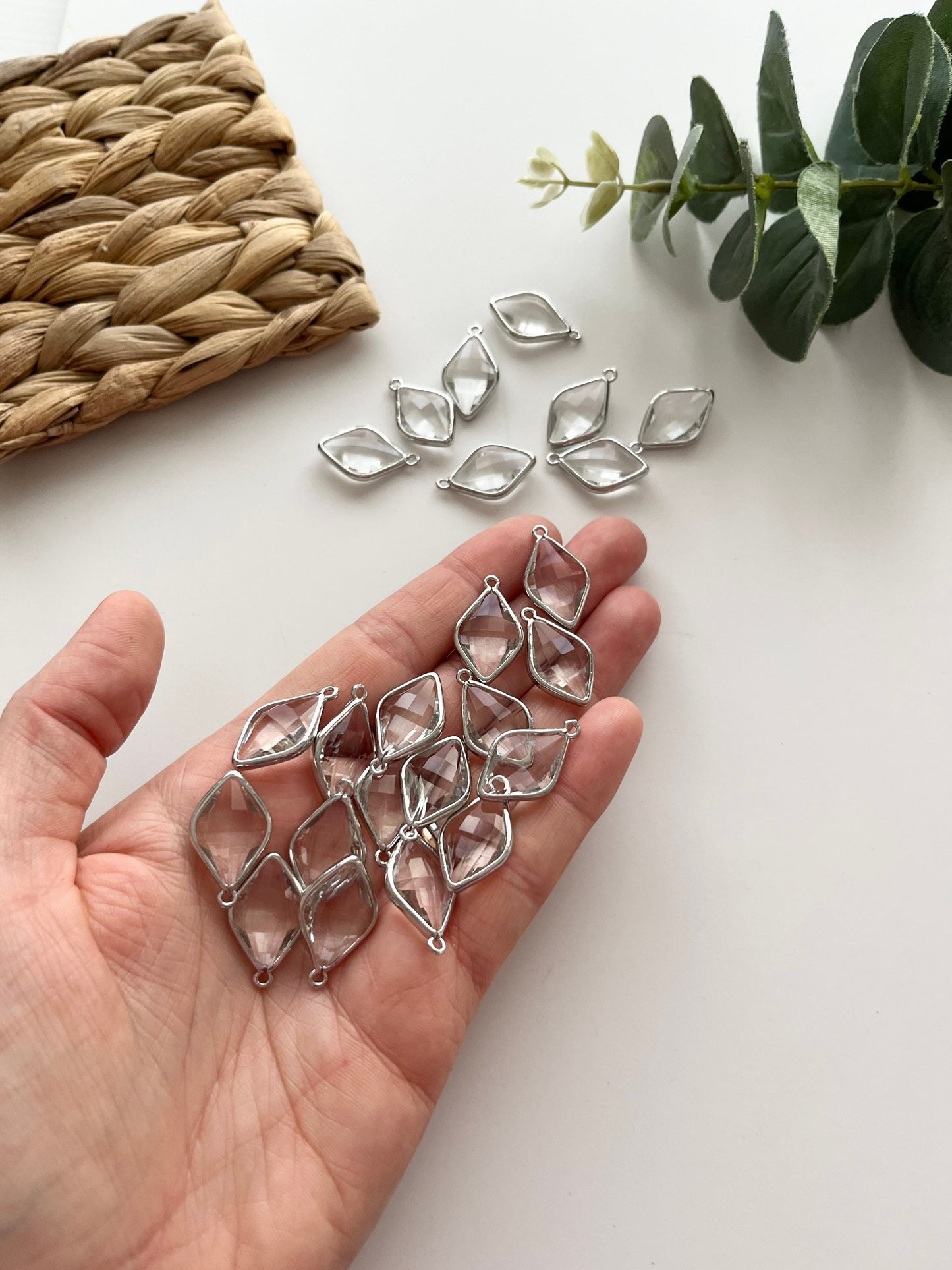 Organic Rhombus Charms