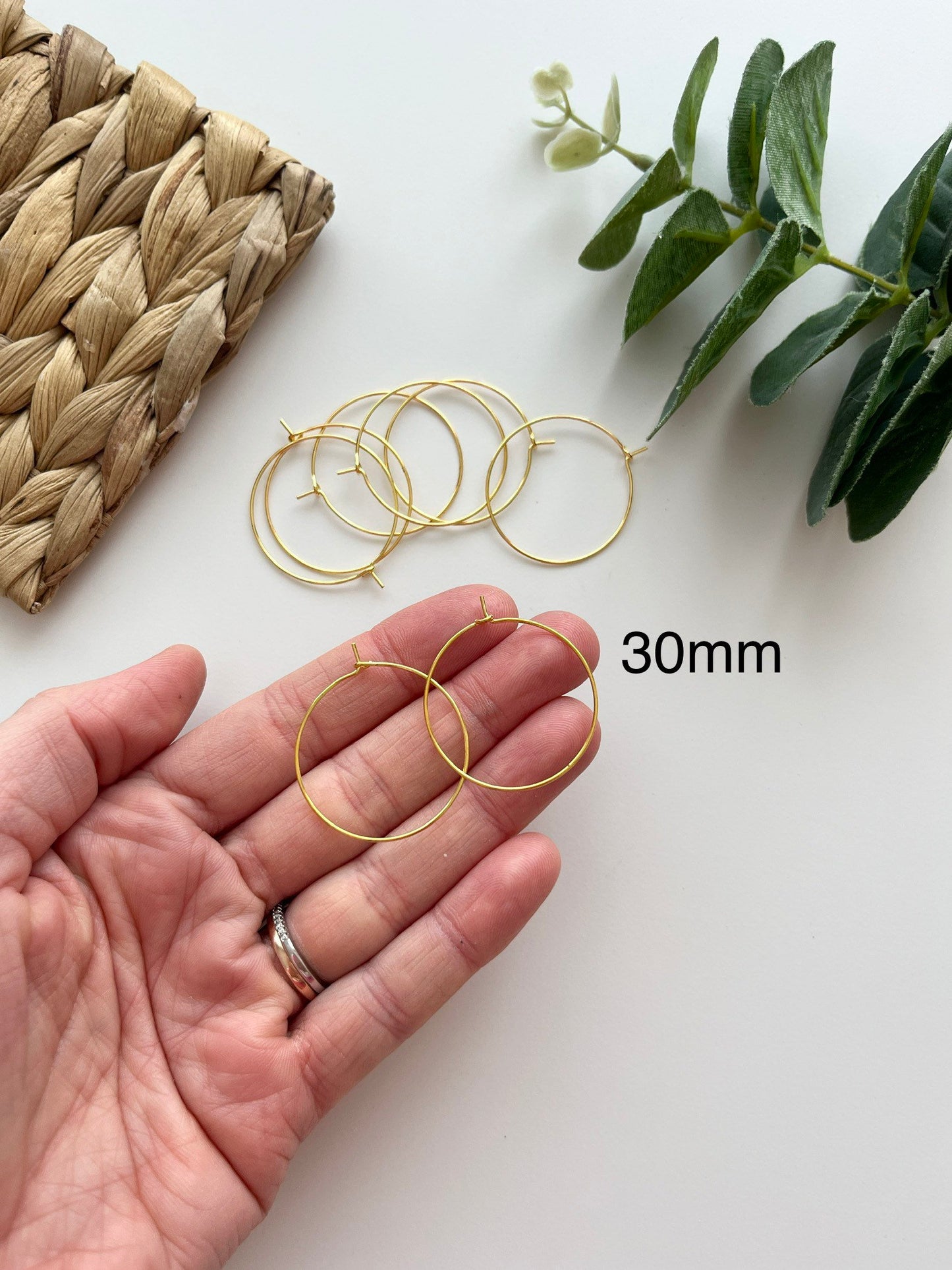 Gold Earring Hoops