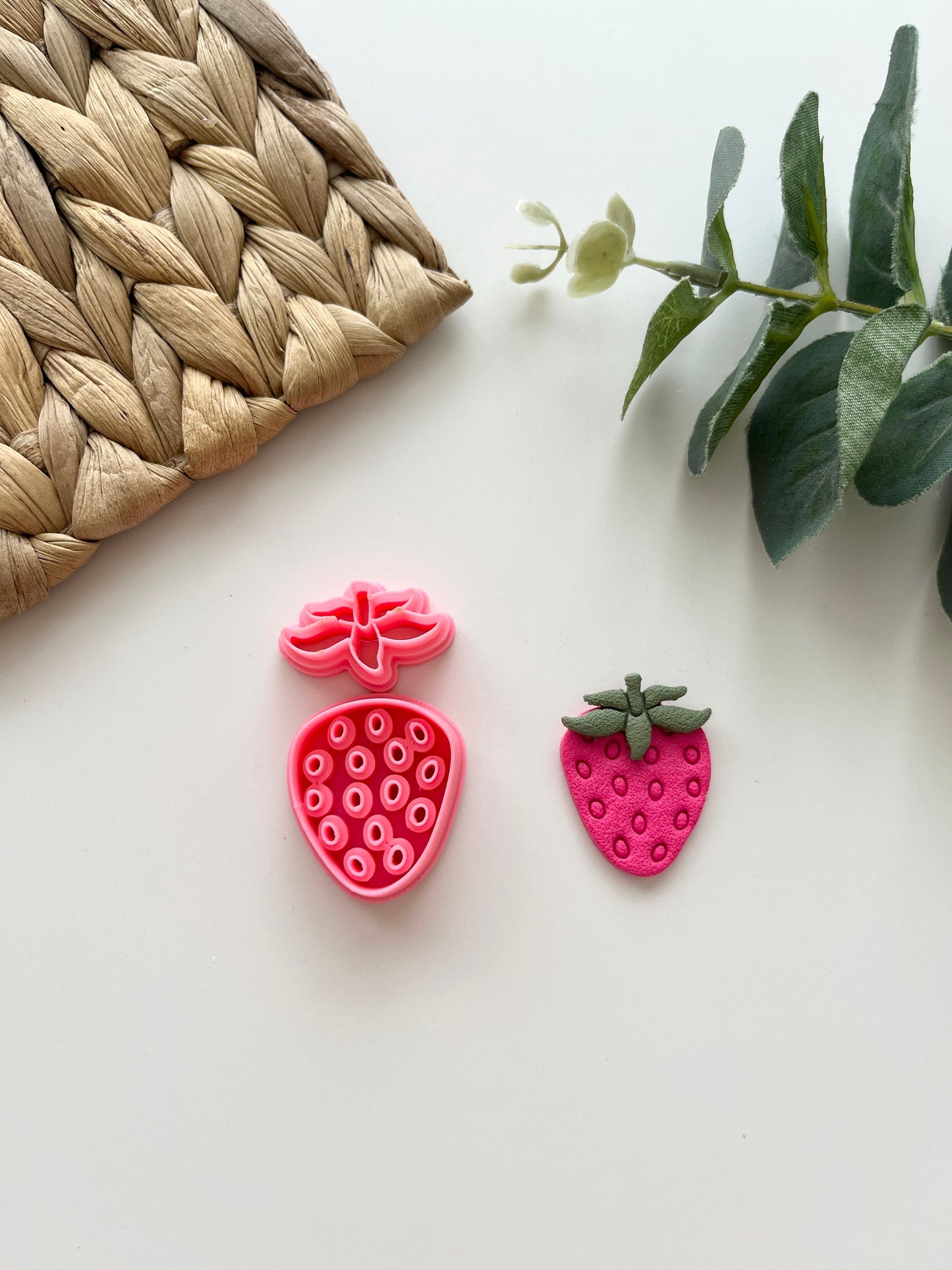 Ensemble Fraise en relief